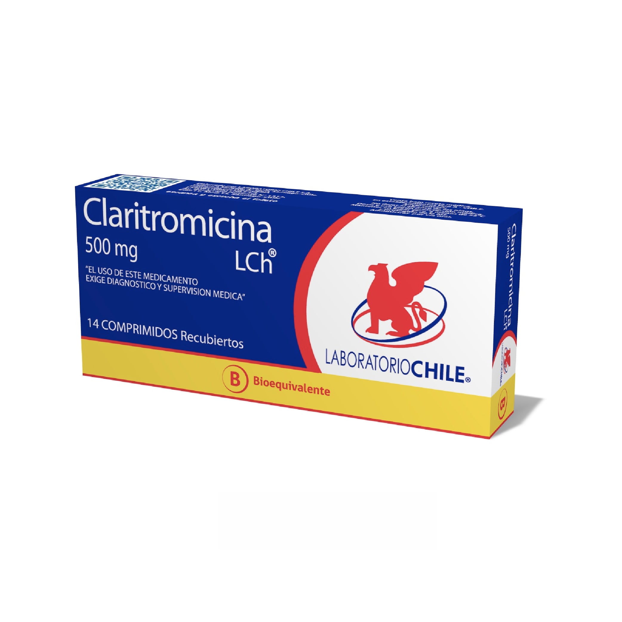 CLARITROMICINA L.CH. 500mg Comp. Rec. x 14