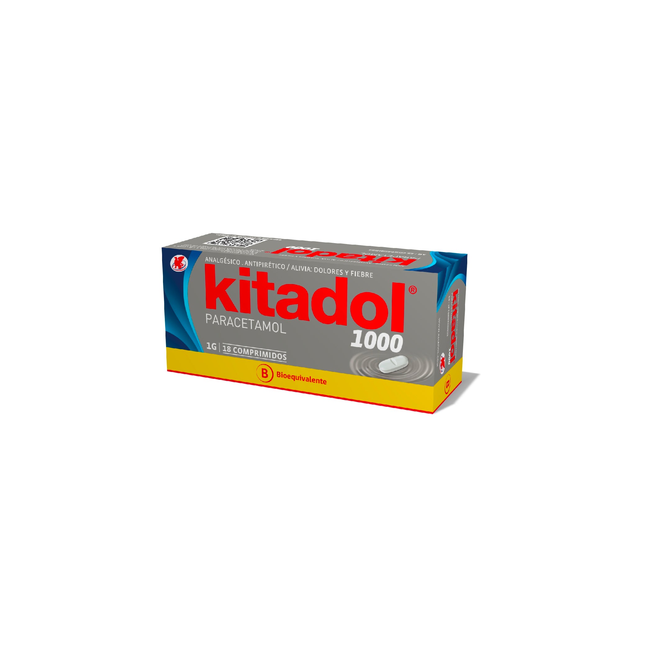 KITADOL 1g Comp. x 18