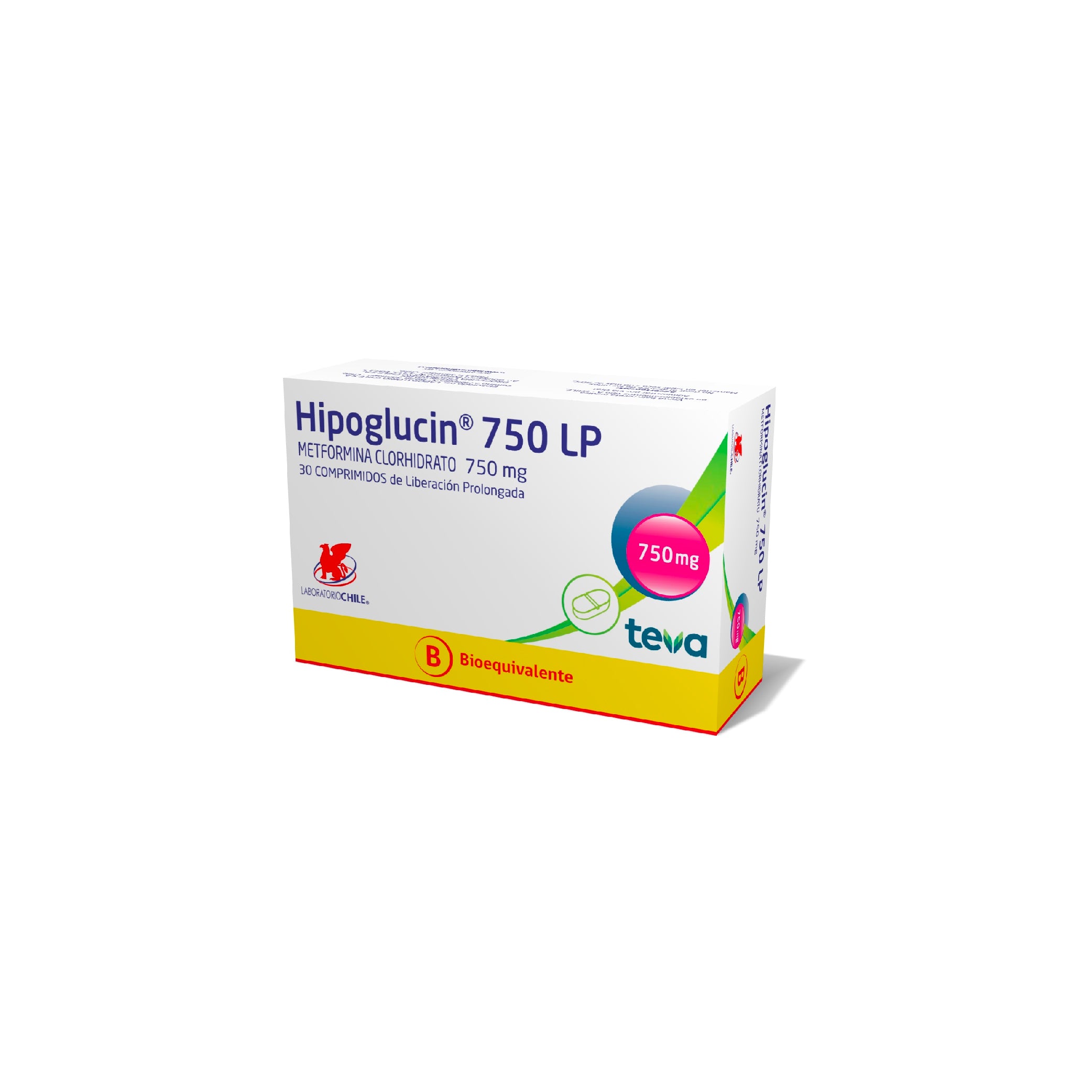 HIPOGLUCIN 750 LP 750mg Comp. x 30