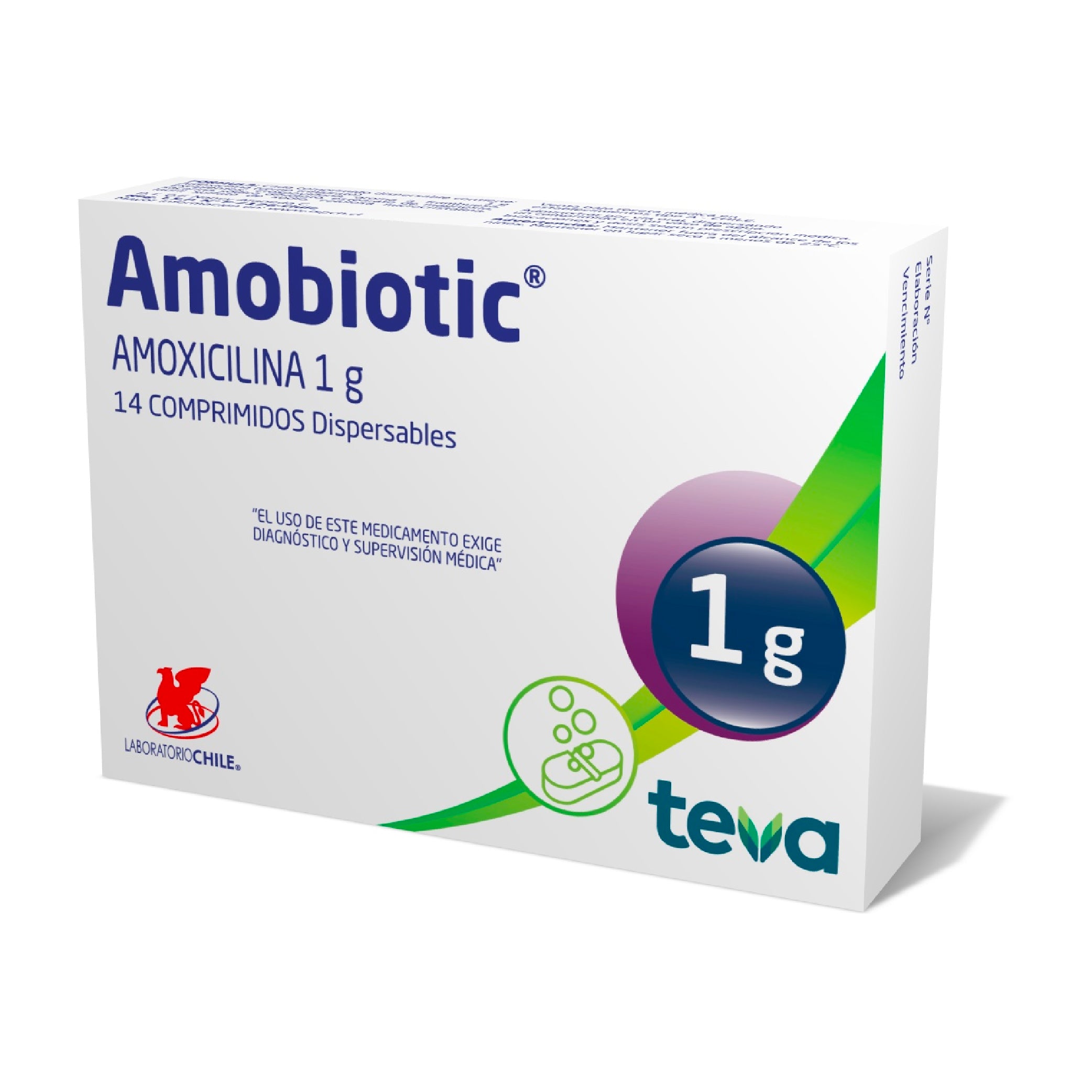 AMOBIOTIC 1g Comp. Disp. x 14