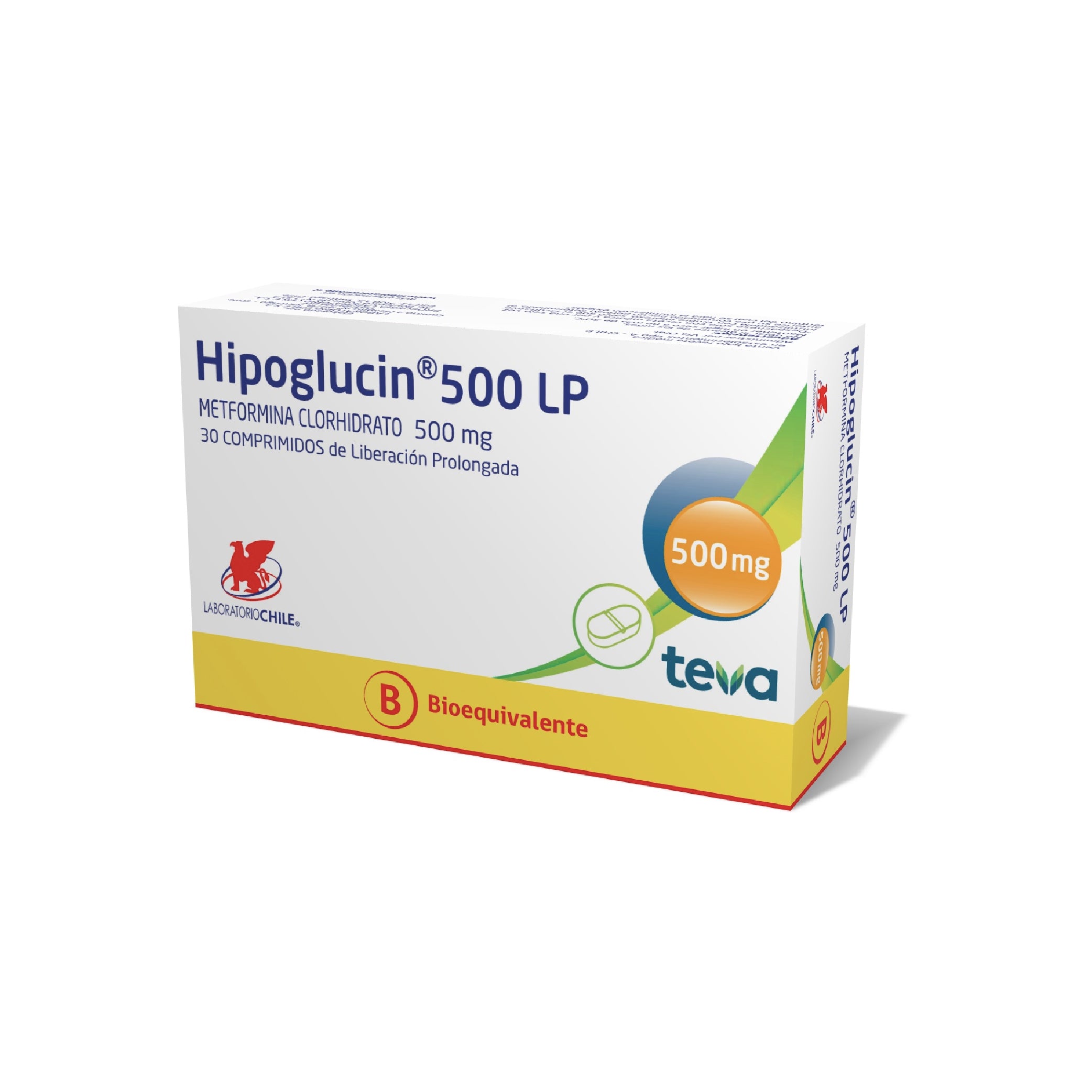 HIPOGLUCIN LP 500mg Comp. x 30