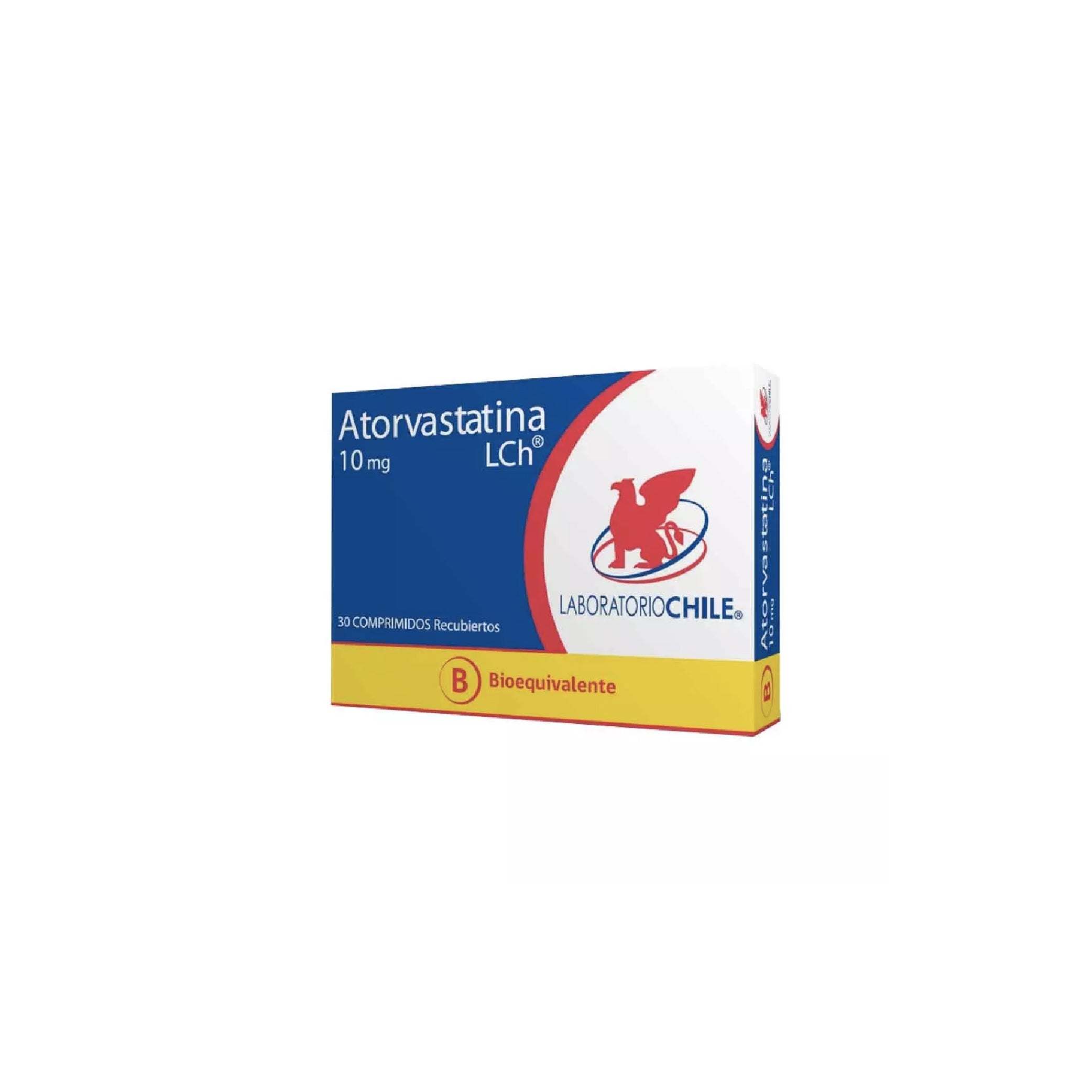ATORVASTATINA CHILE LAB. 10mg Comp. Rec. x 30