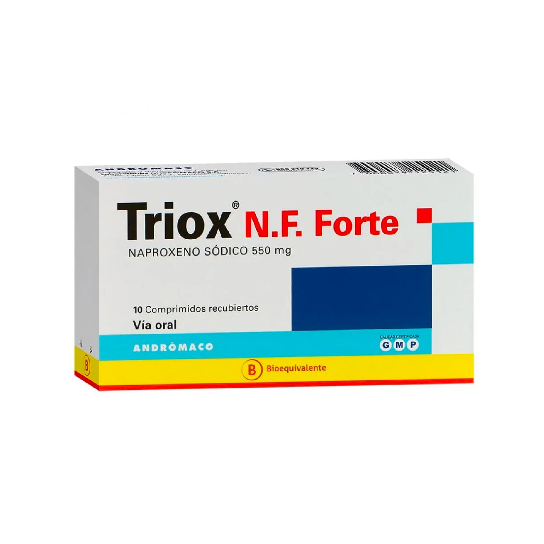 TRIOX N.F. 550mg Comp. Rec. x 10