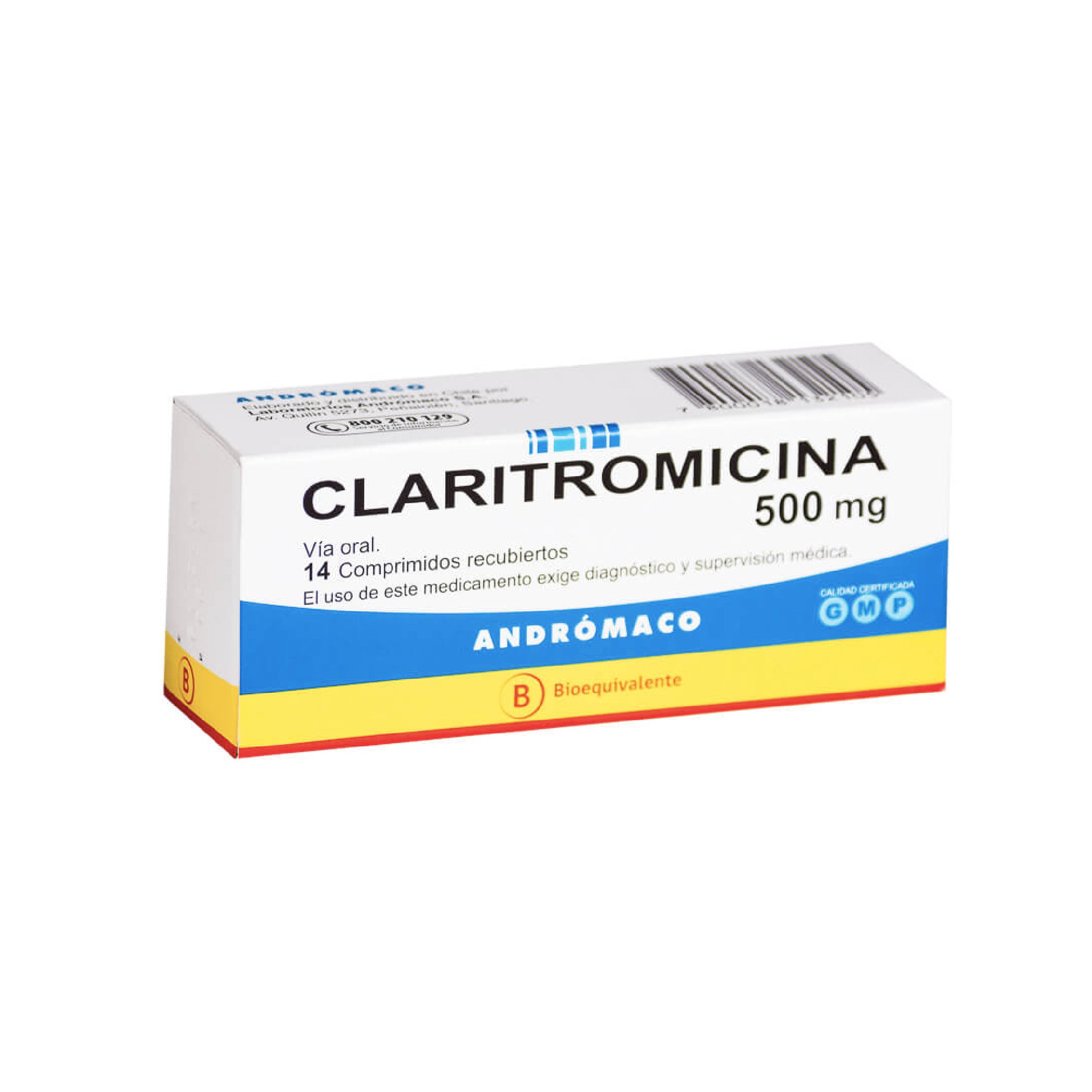 CLARITROMICINA ANDROMACO 500mg Comp. x 14