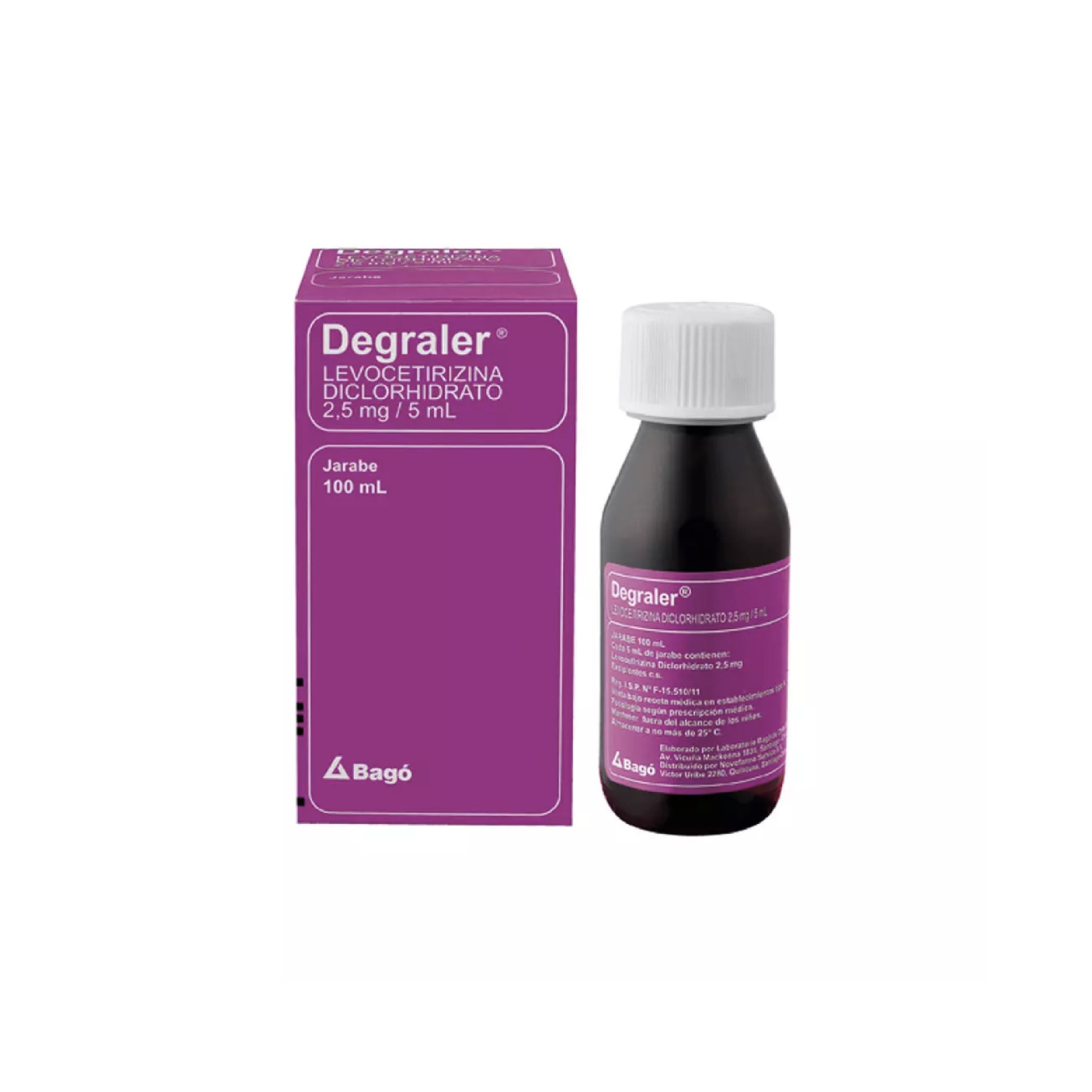 DEGRALER JARABE 2.5mg /5ml Jbe. x 100ml