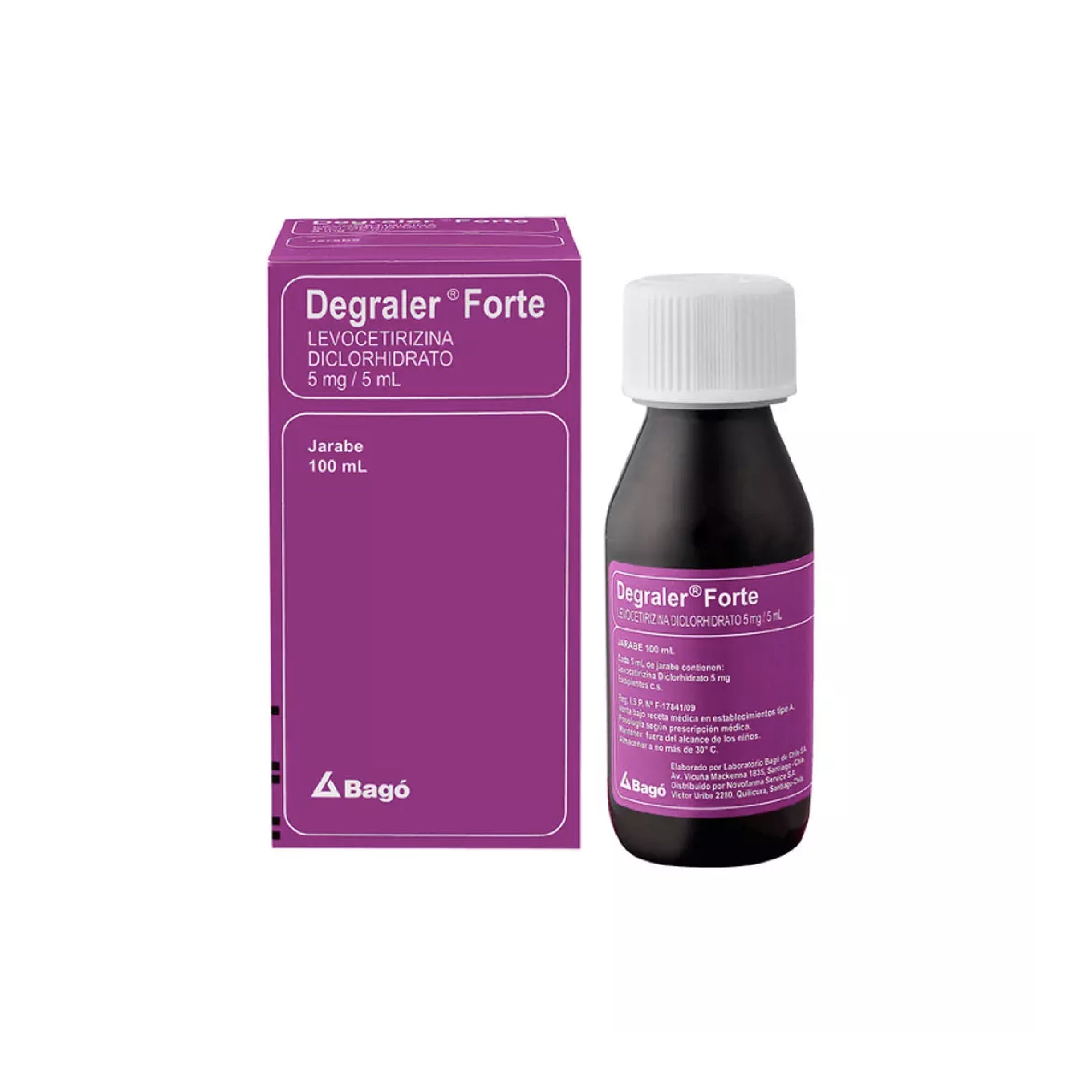 DEGRALER FORTE JARABE 5mg /5ml Jbe. x 100ml