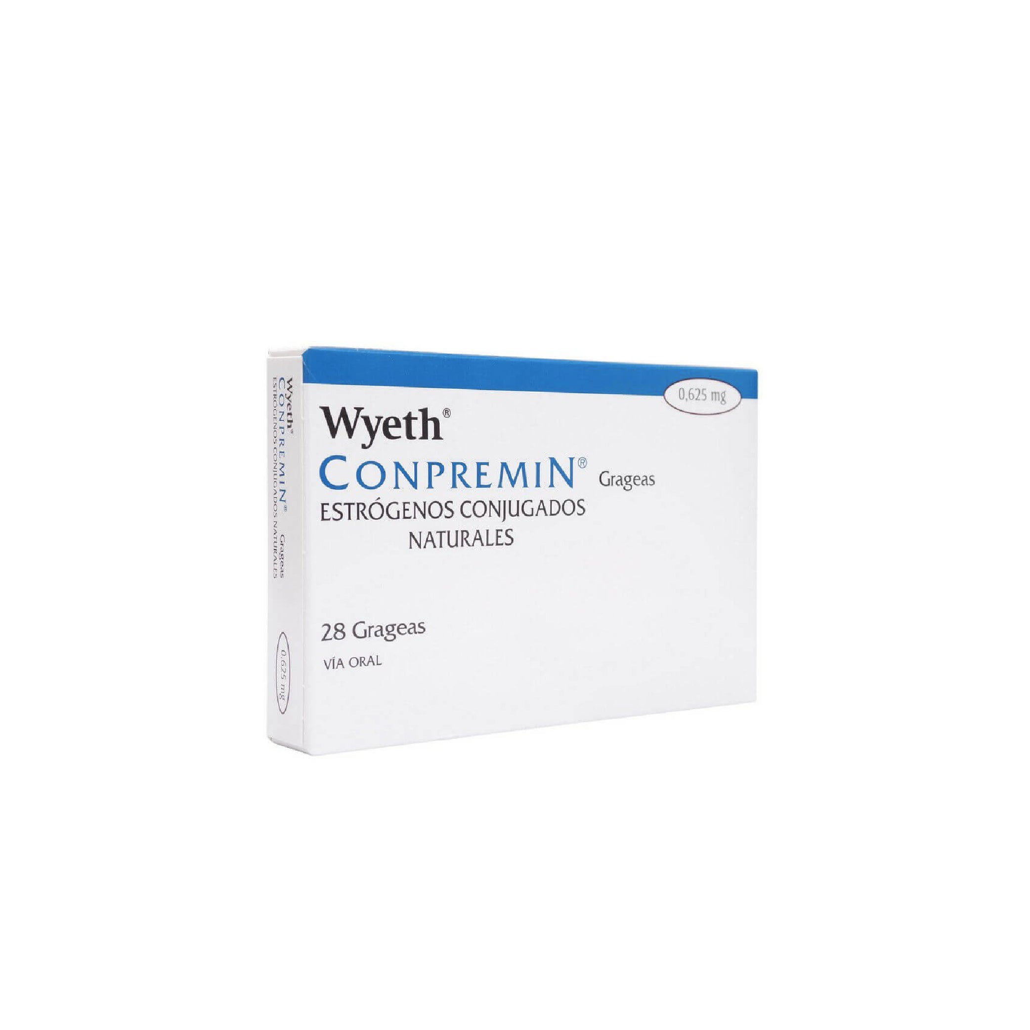 CONPREMIN TABLETAS 0.625mg Tab.