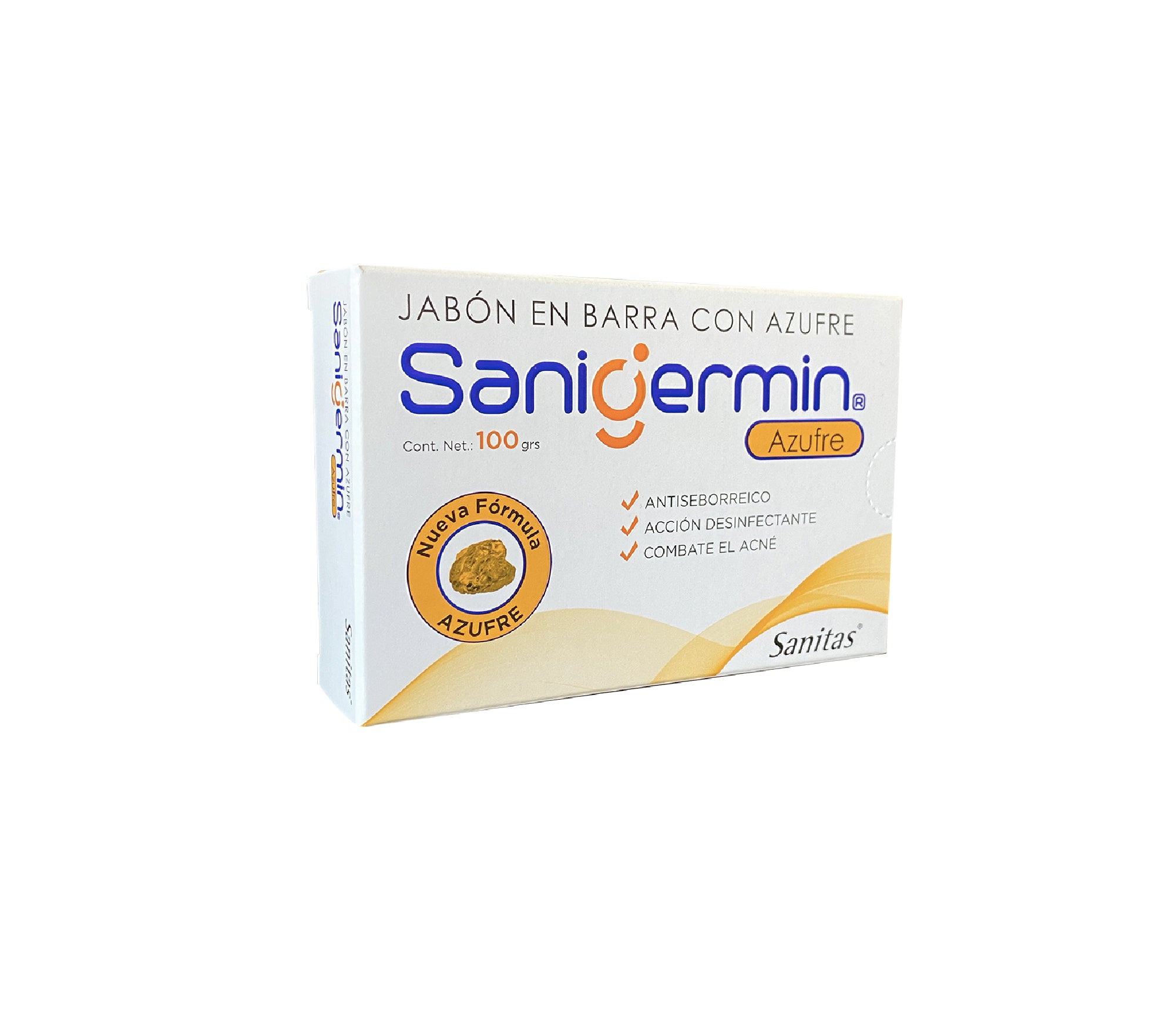 SANIGERMIN JABON BICARBONATO PAN 100GR