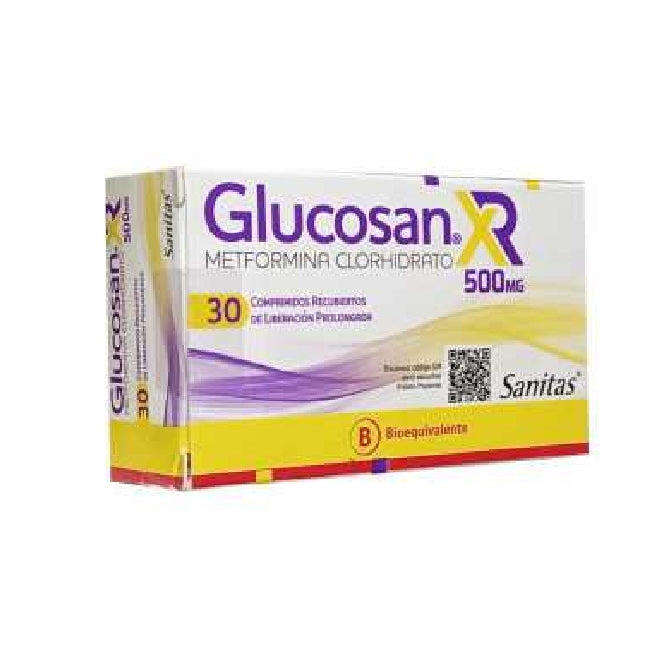 GLUCOSAN XR 500mg Comp. x 30