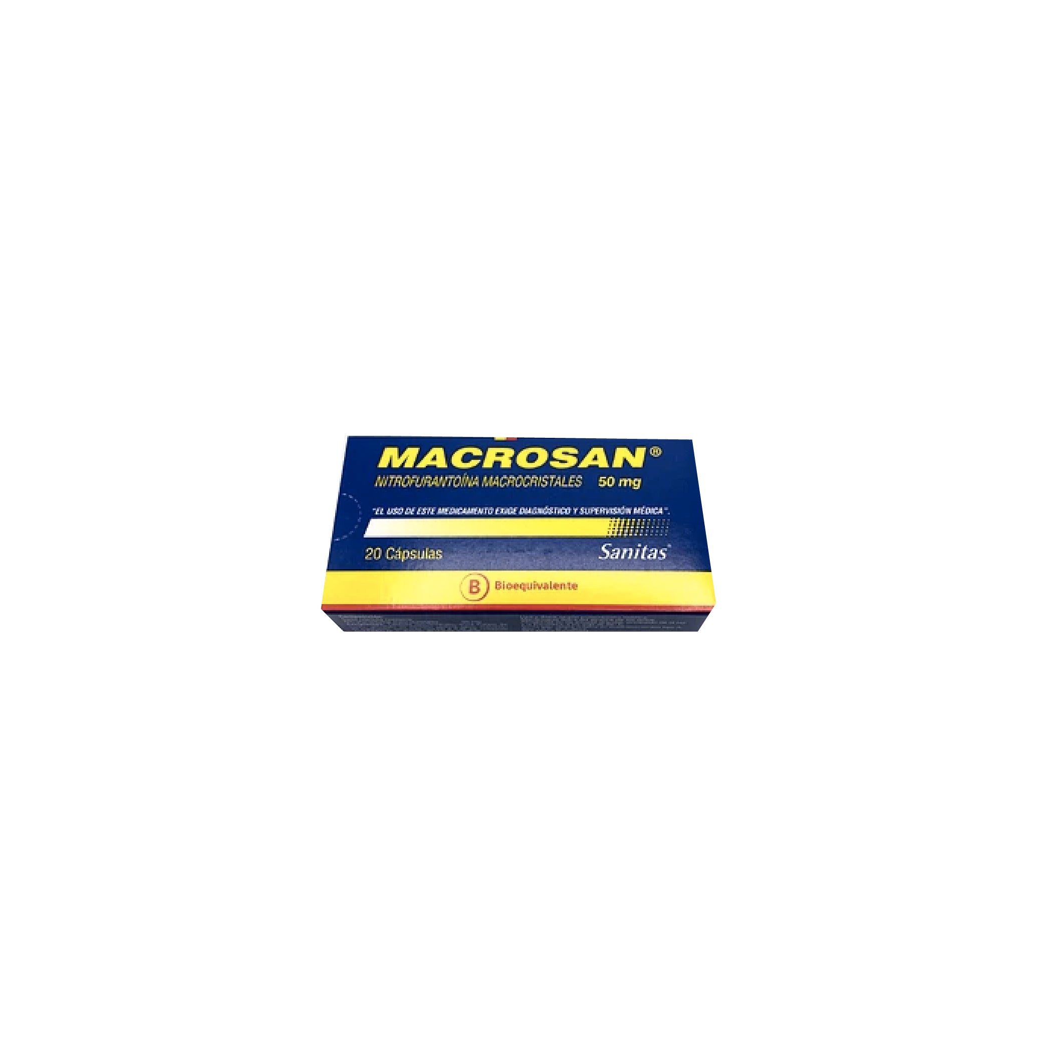 MACROSAN 50mg Caps. x 30 -Macrocristales