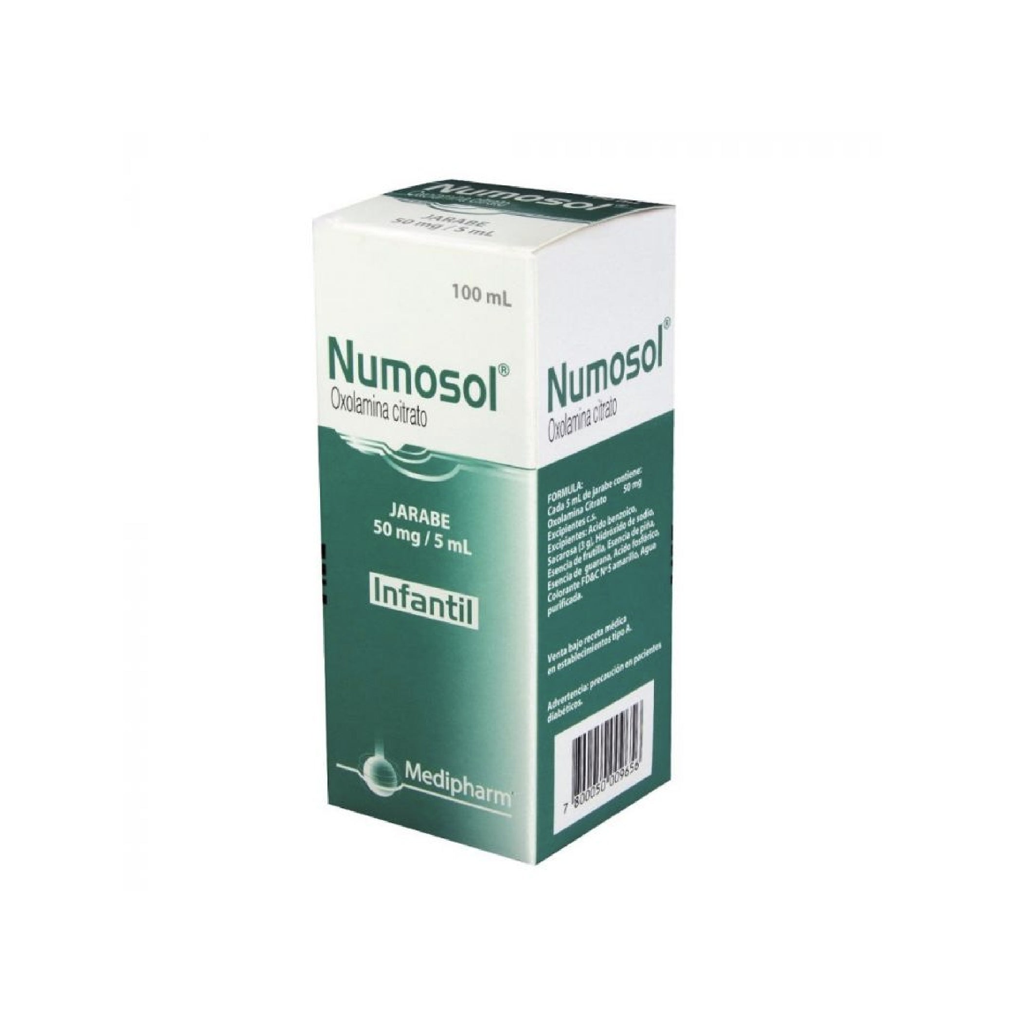 NUMOSOL Inf. 28mg /5ml Jbe. x 100ml