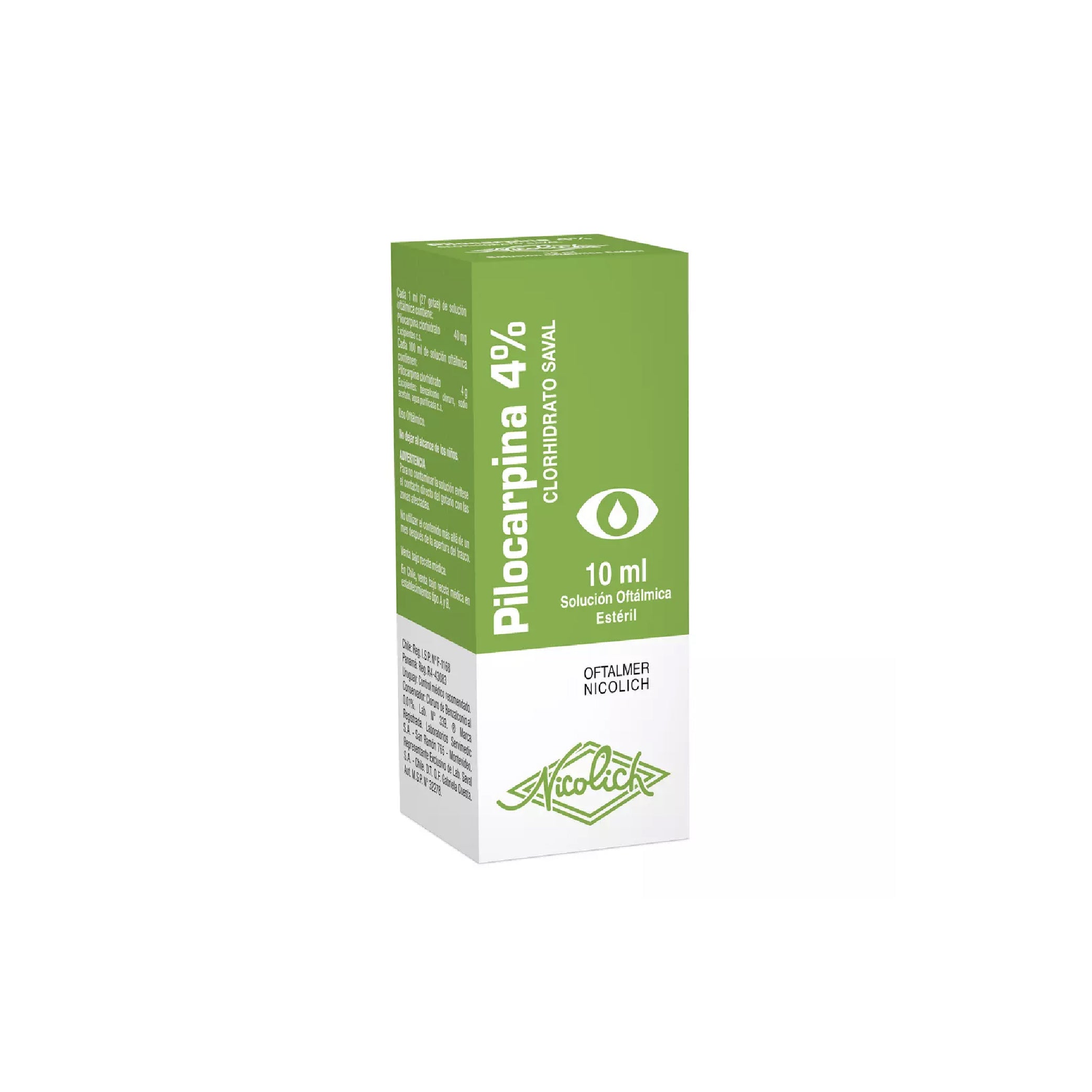 PILOCARPINA 4% Oft. Sol. x 10ml