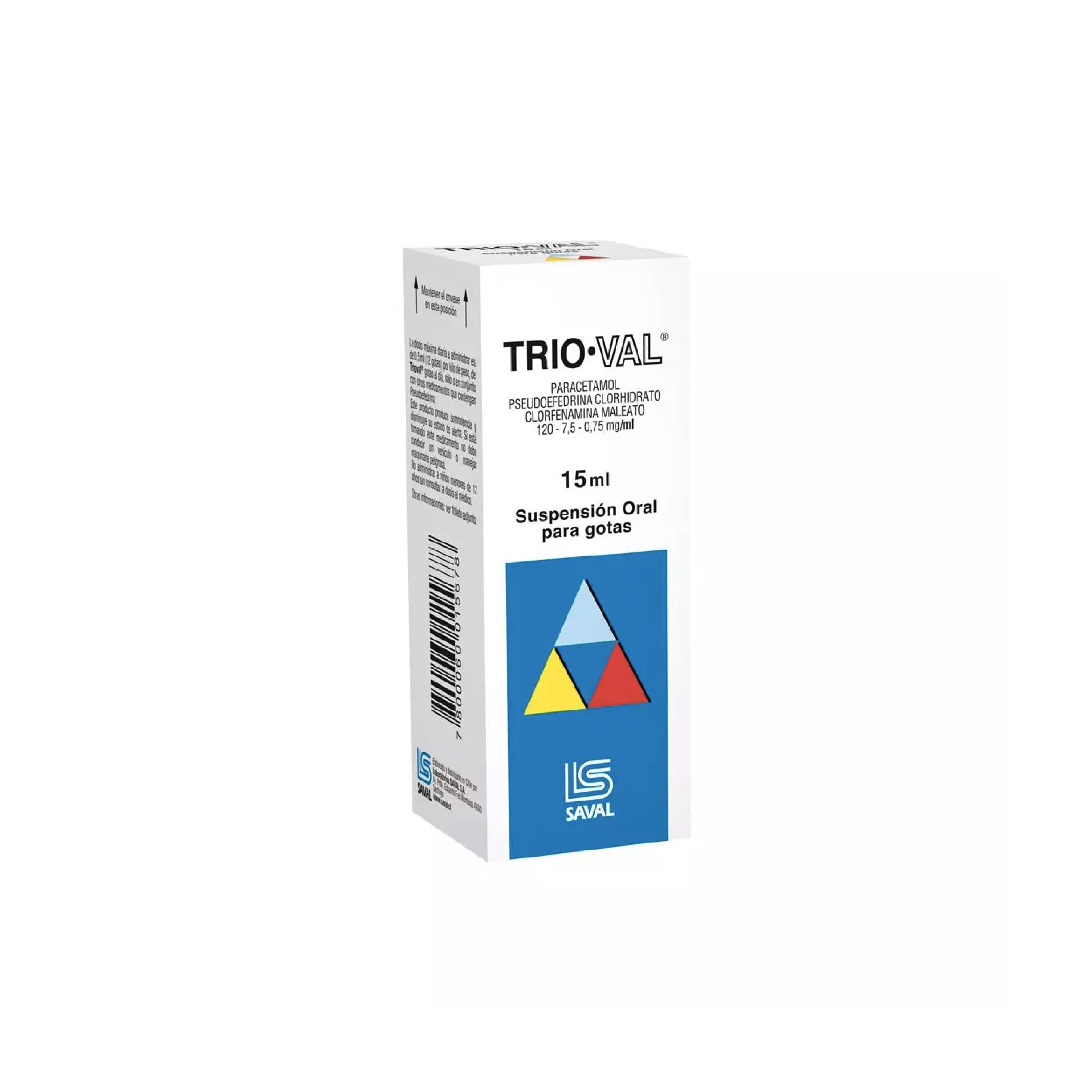 TRIOVAL Oral Gotas x 15ml