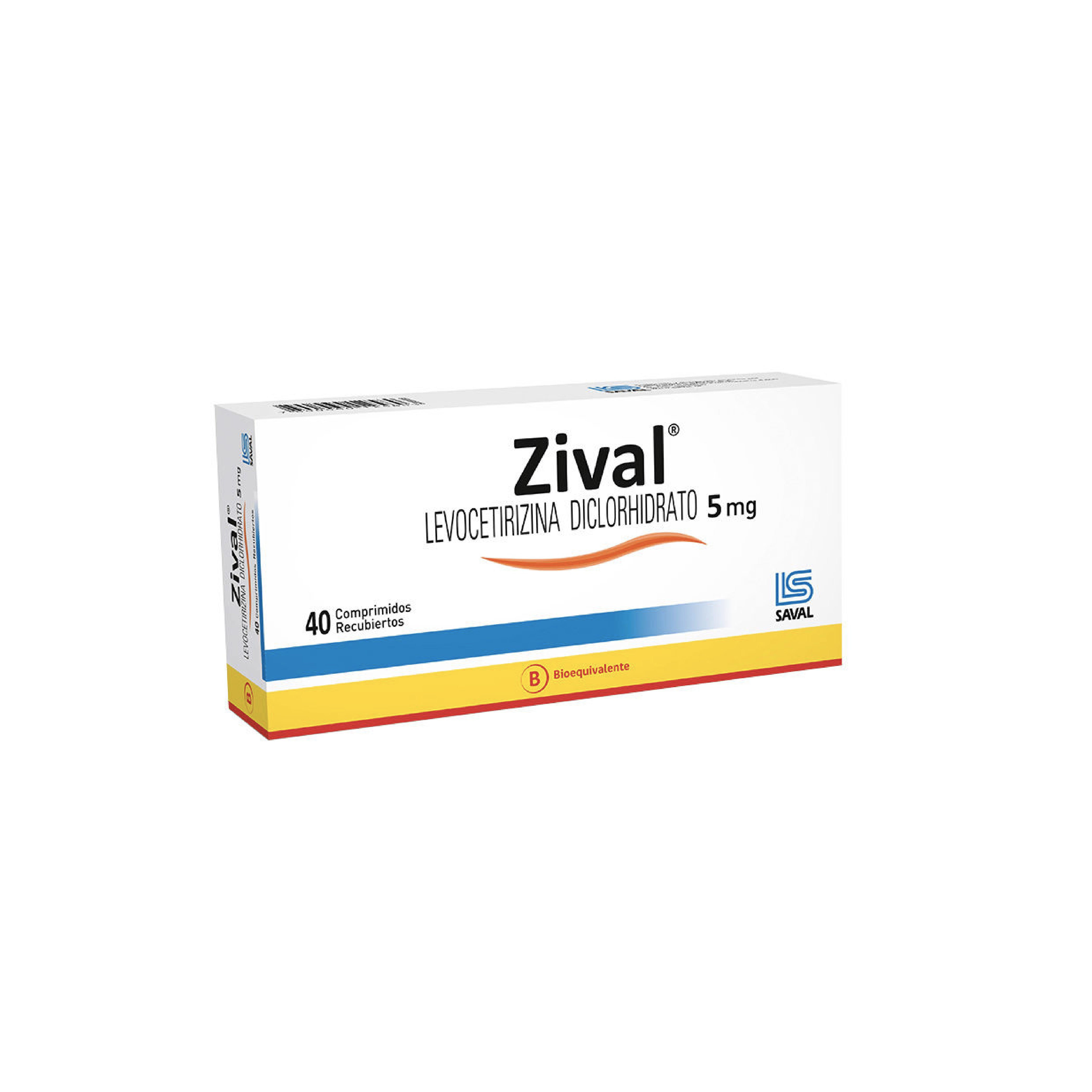 ZIVAL 5mg Comp. x 40