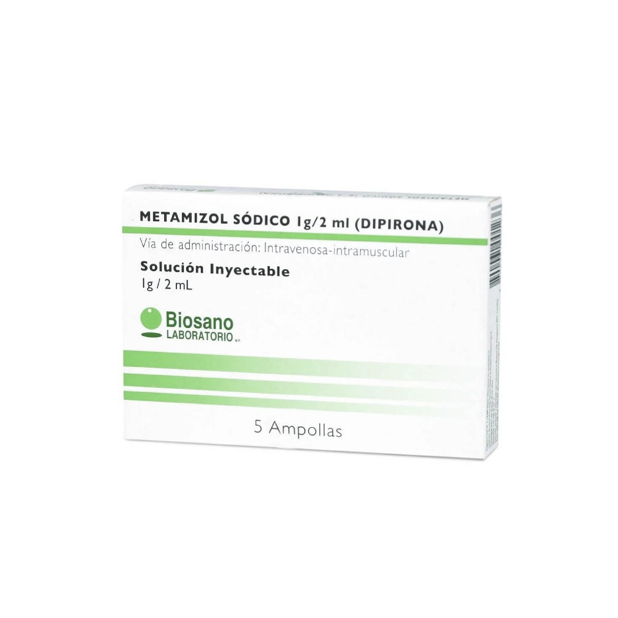 METAMIZOL AMP 1G/2ML X5
