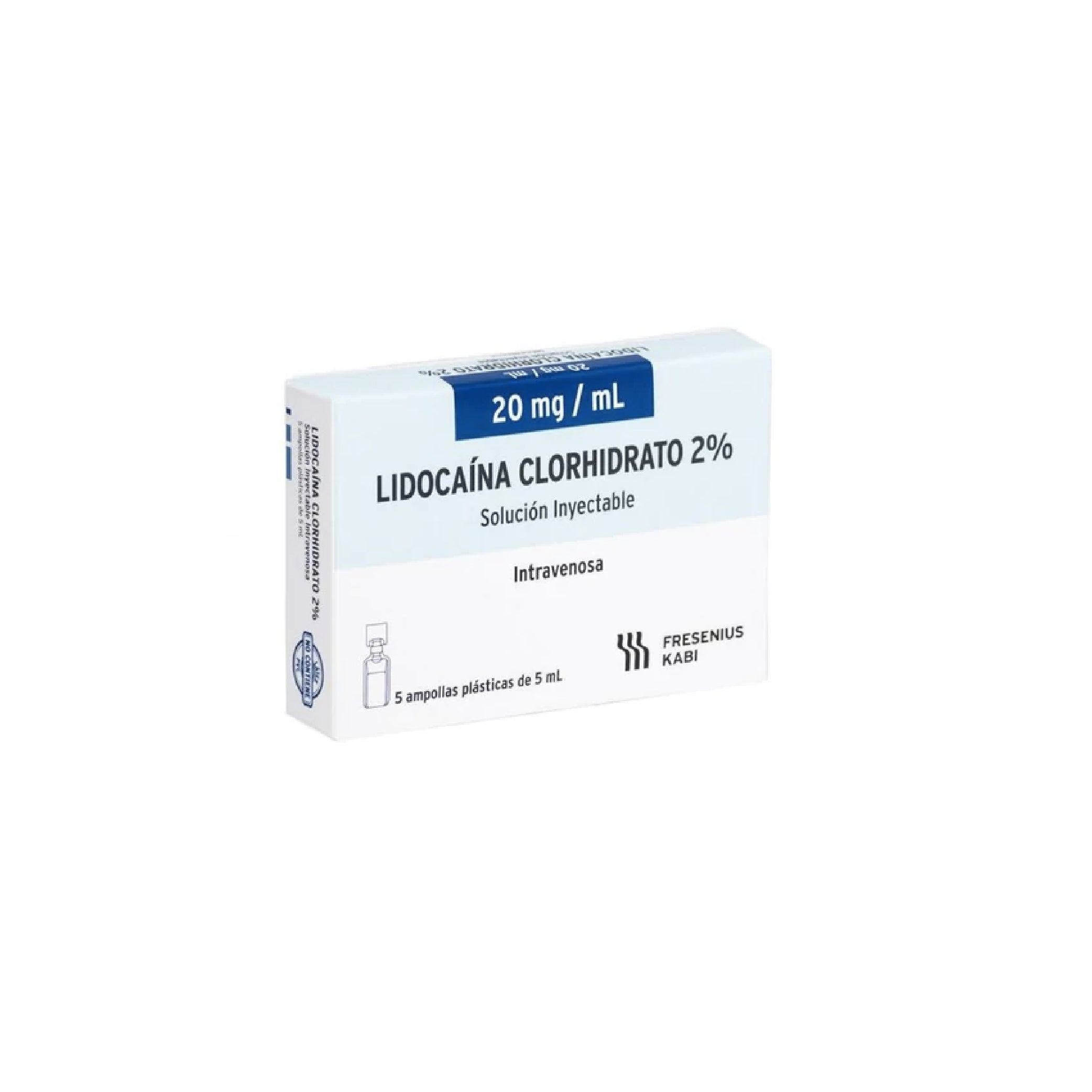 LIDOCAINA CLORHIDRATO 2% x 5ml