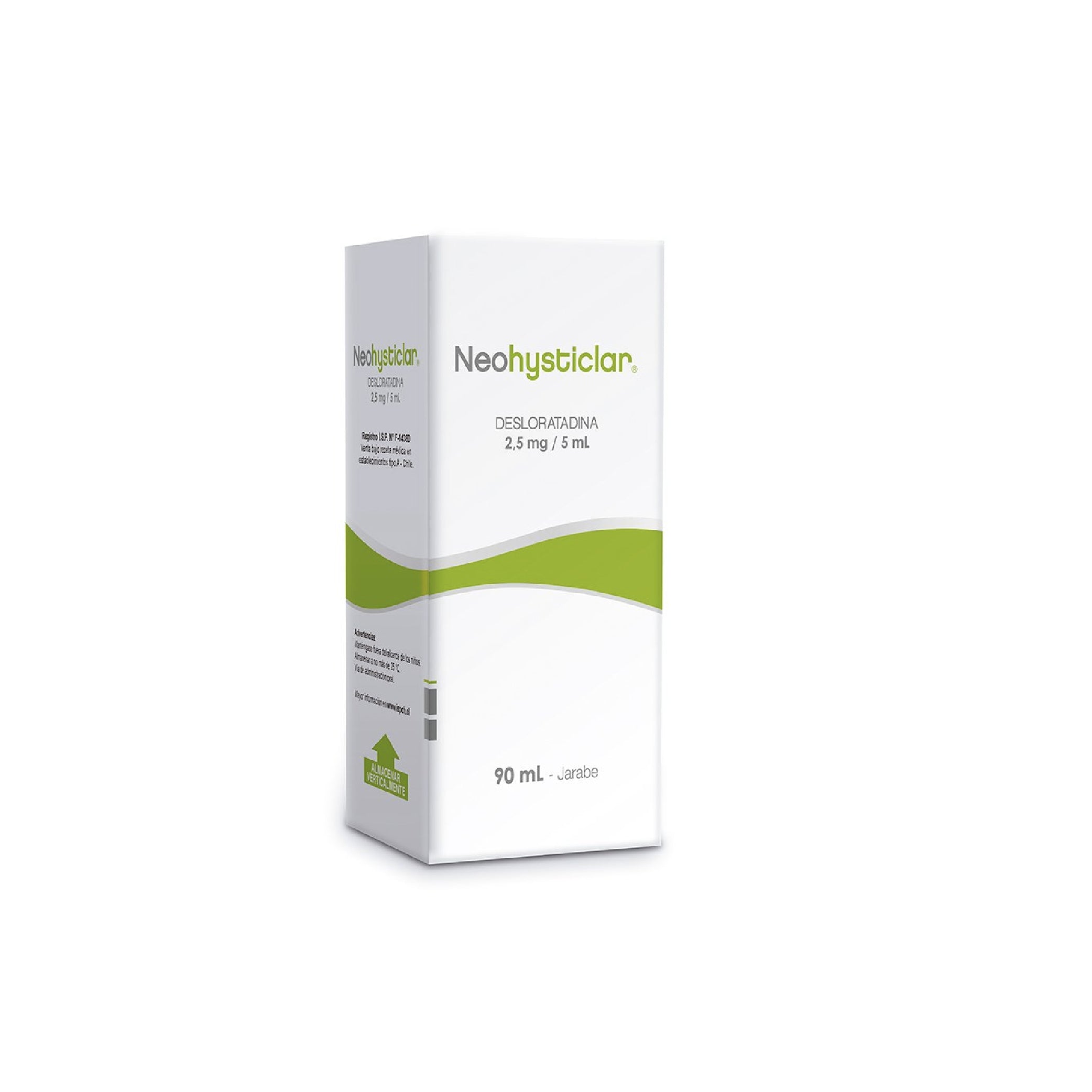 NEOHYSTICLAR 2.5 /5mg Jbe. x 90ml