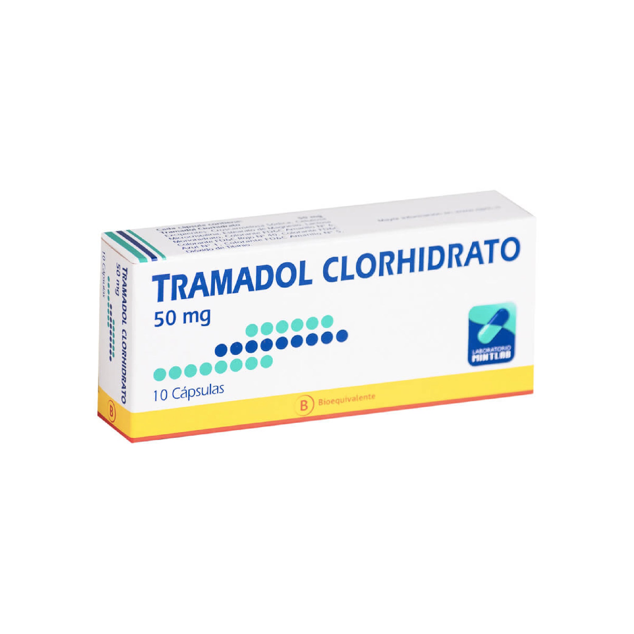 TRAMADOL MINTLAB 50mg Caps. x 10