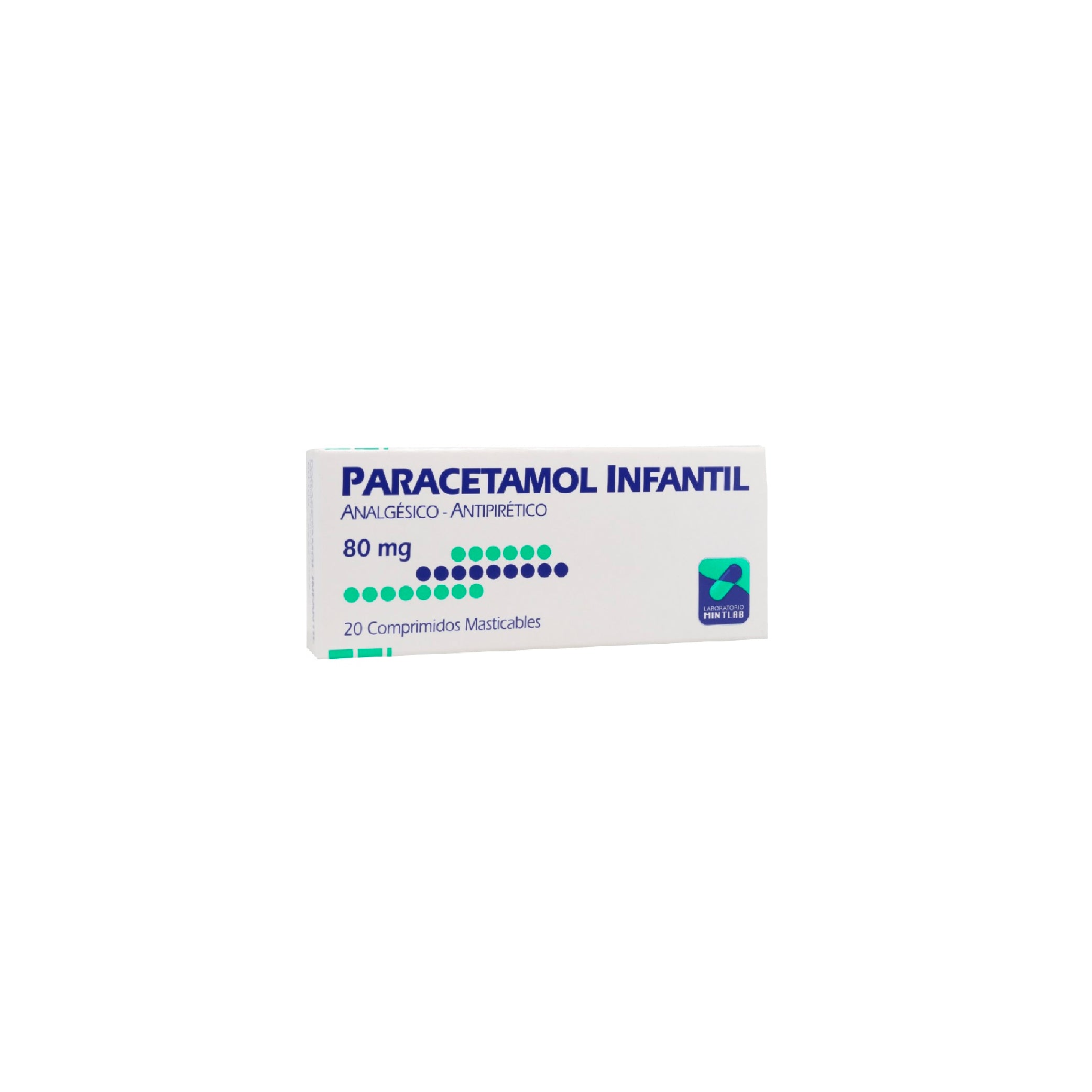 PARACETAMOL MINTLAB 80mg Comp. x 20