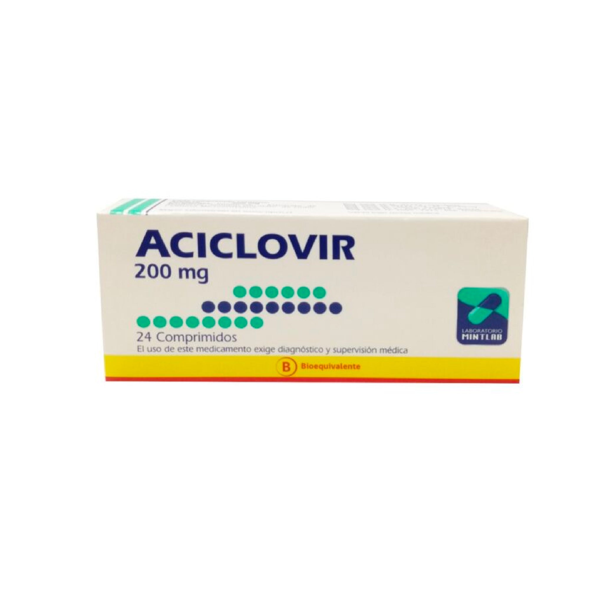ACICLOVIR COM 200MG X24