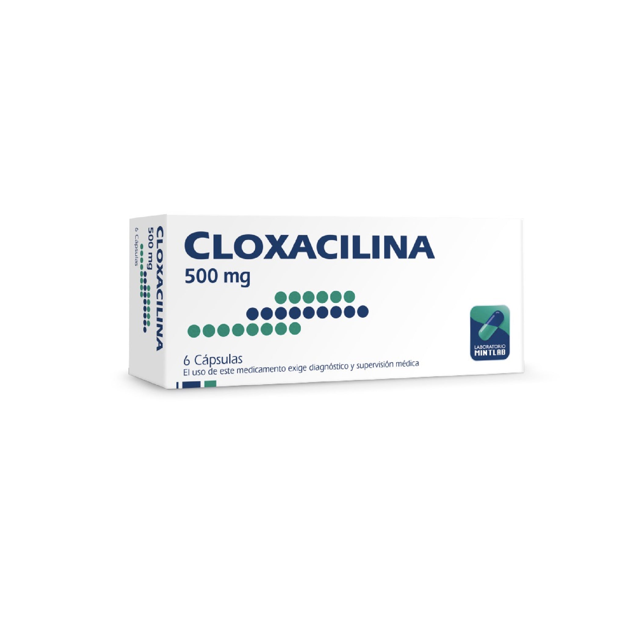CLOXACILINA MINTLAB 500mg Caps. x 6