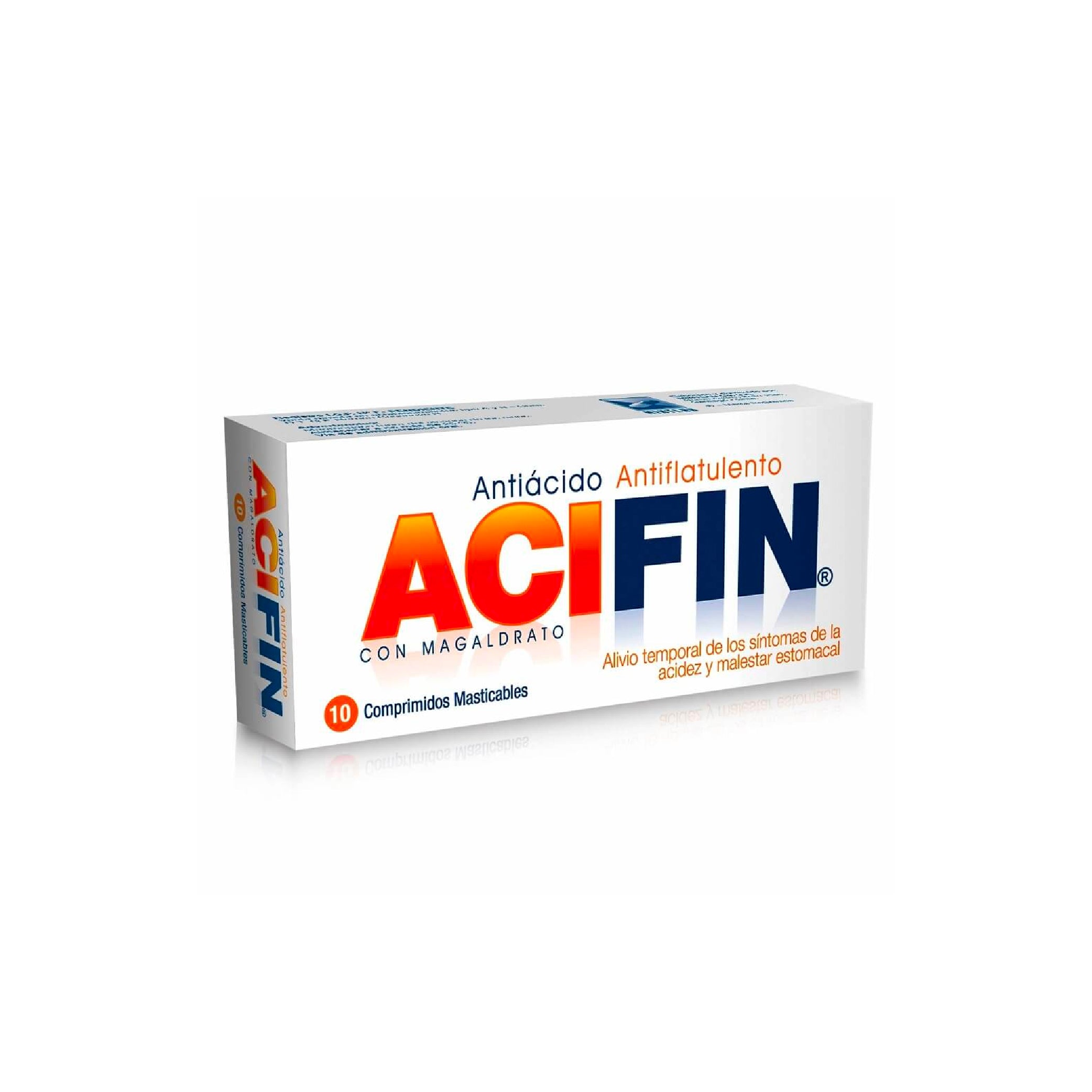 ACIFIN COMPRIMIDOS MASTICABLES Mast. Comp. x 10