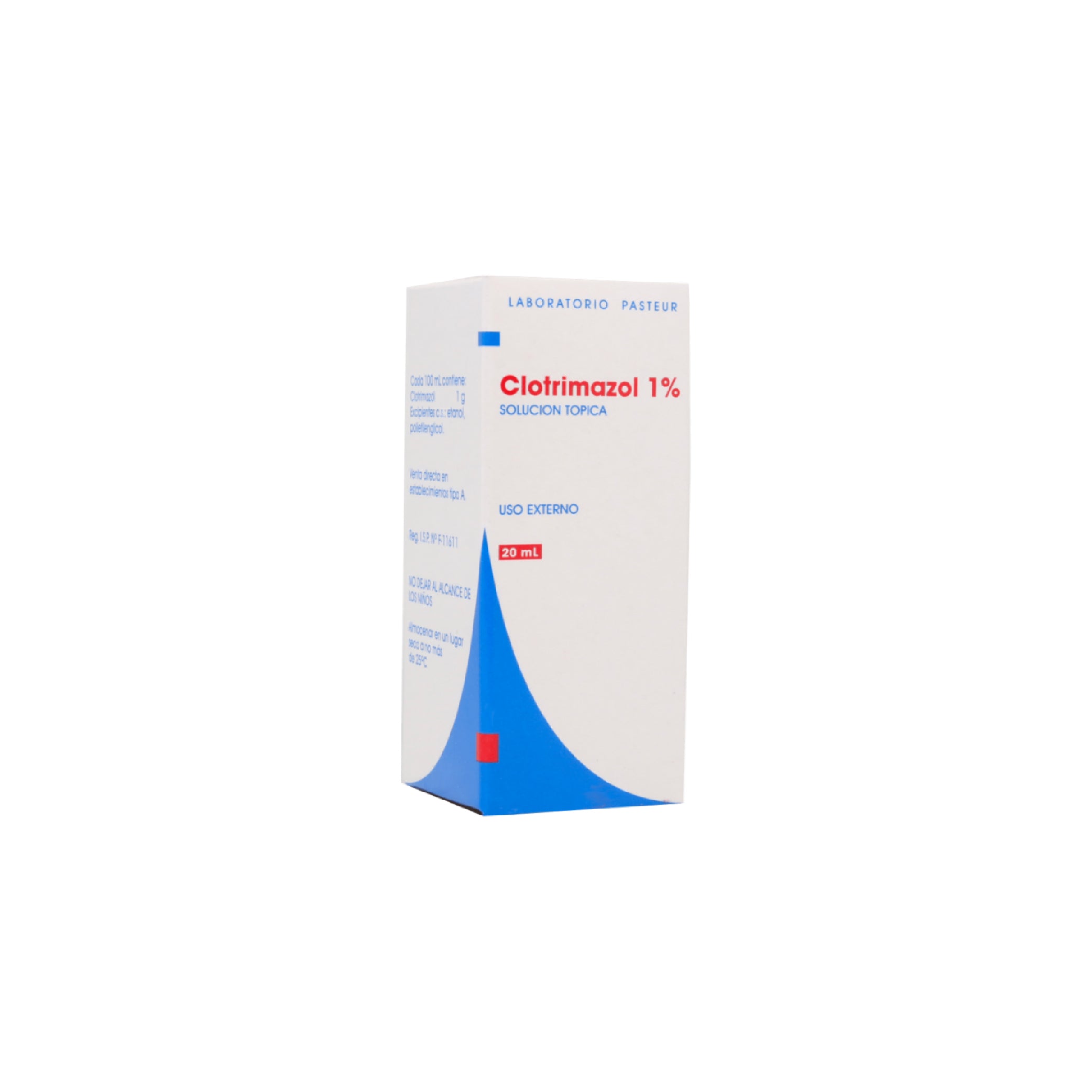 CLOTRIMAZOL PASTEUR 1% Sol. x 20ml