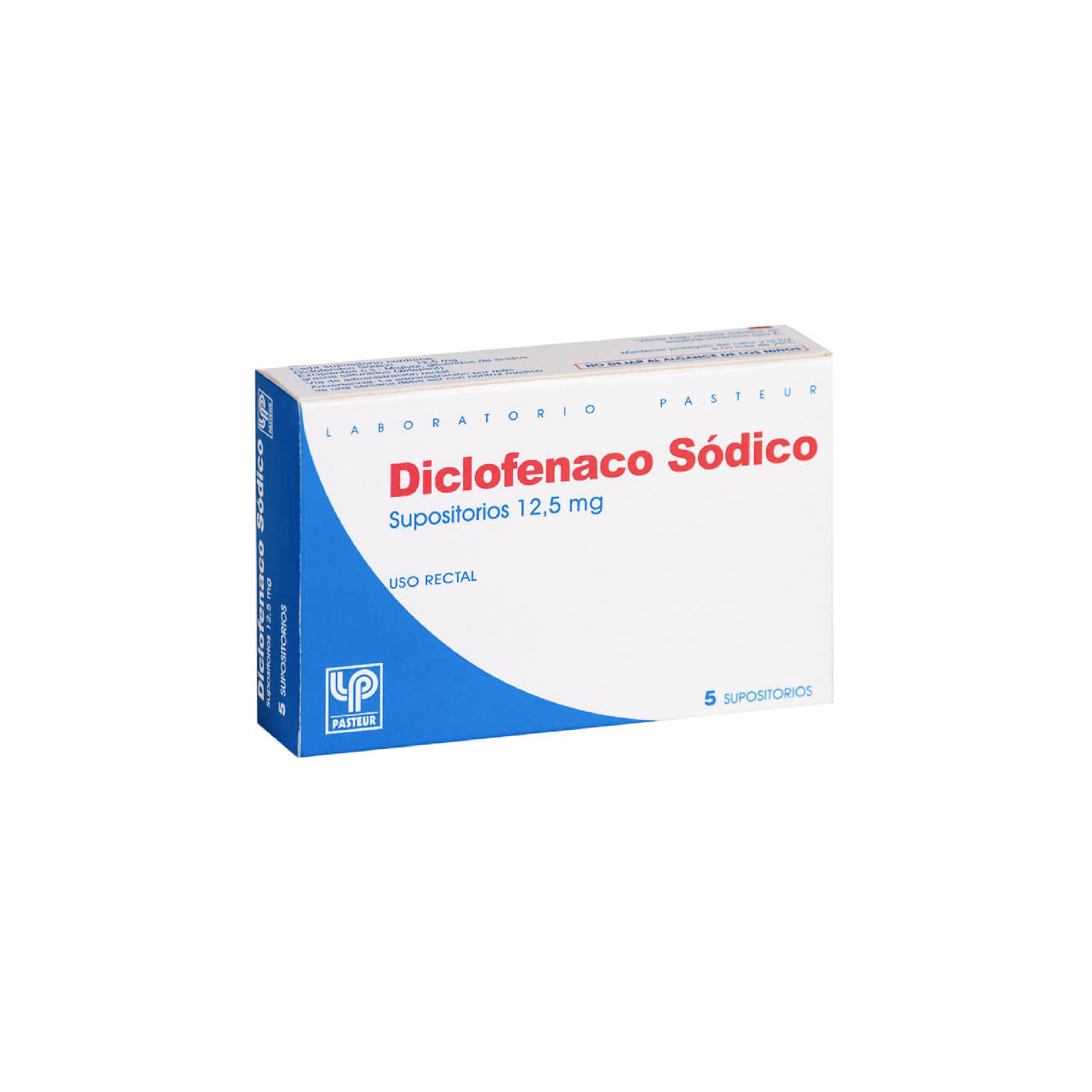 DICLOFENACO SODICO PASTEUR 12.5mg Sup. x 5