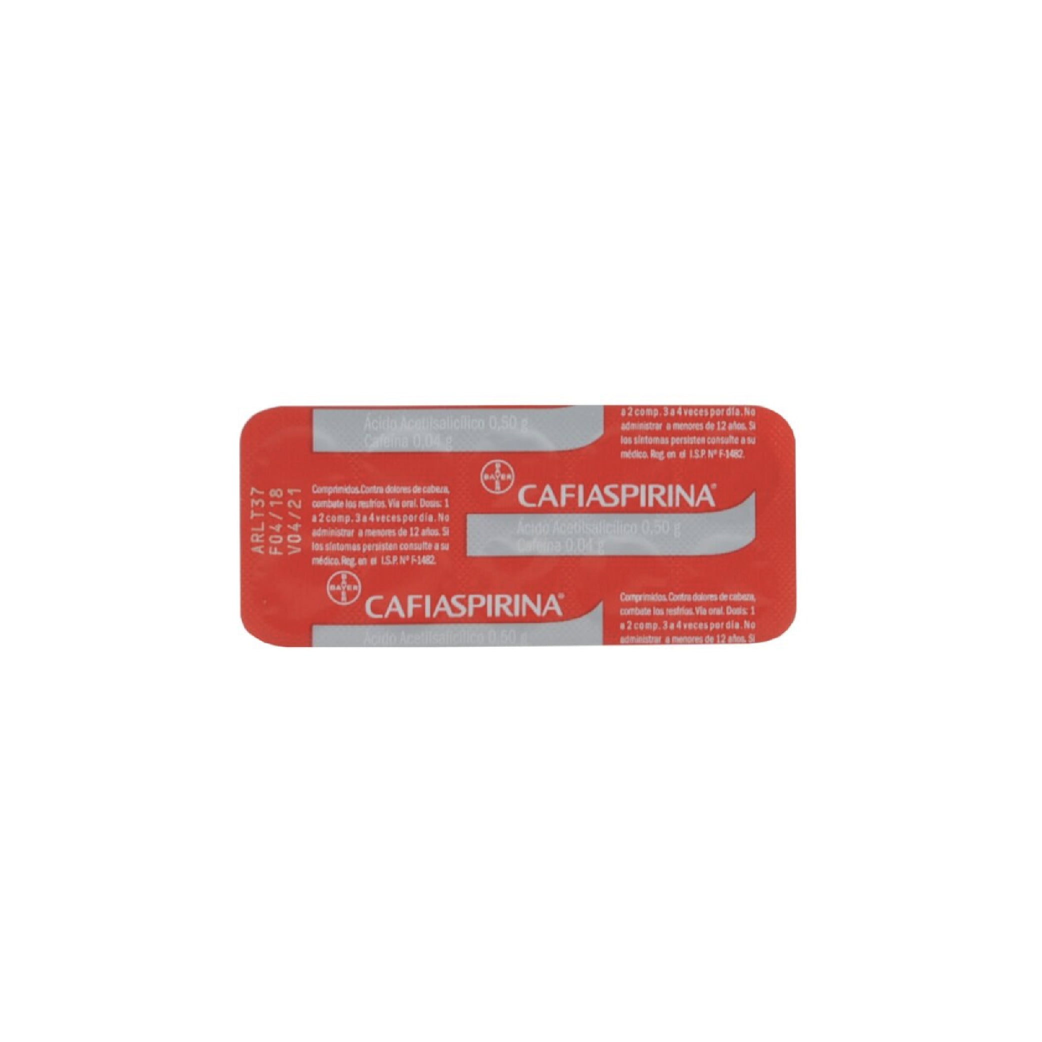 CAFIASPIRINA Tira Comp. x 10