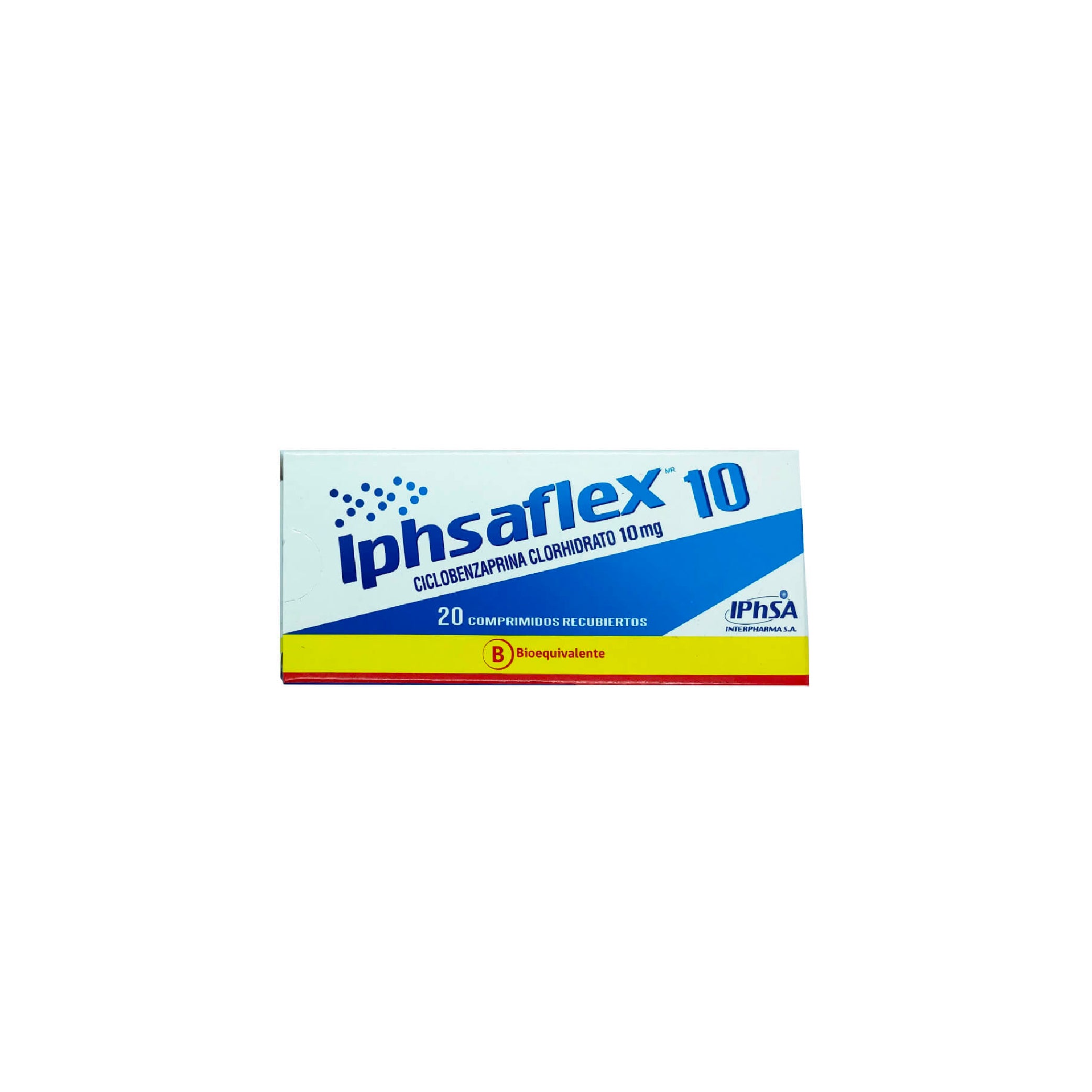 IPHSAFLEX 10mg Comp. Rec. x 20
