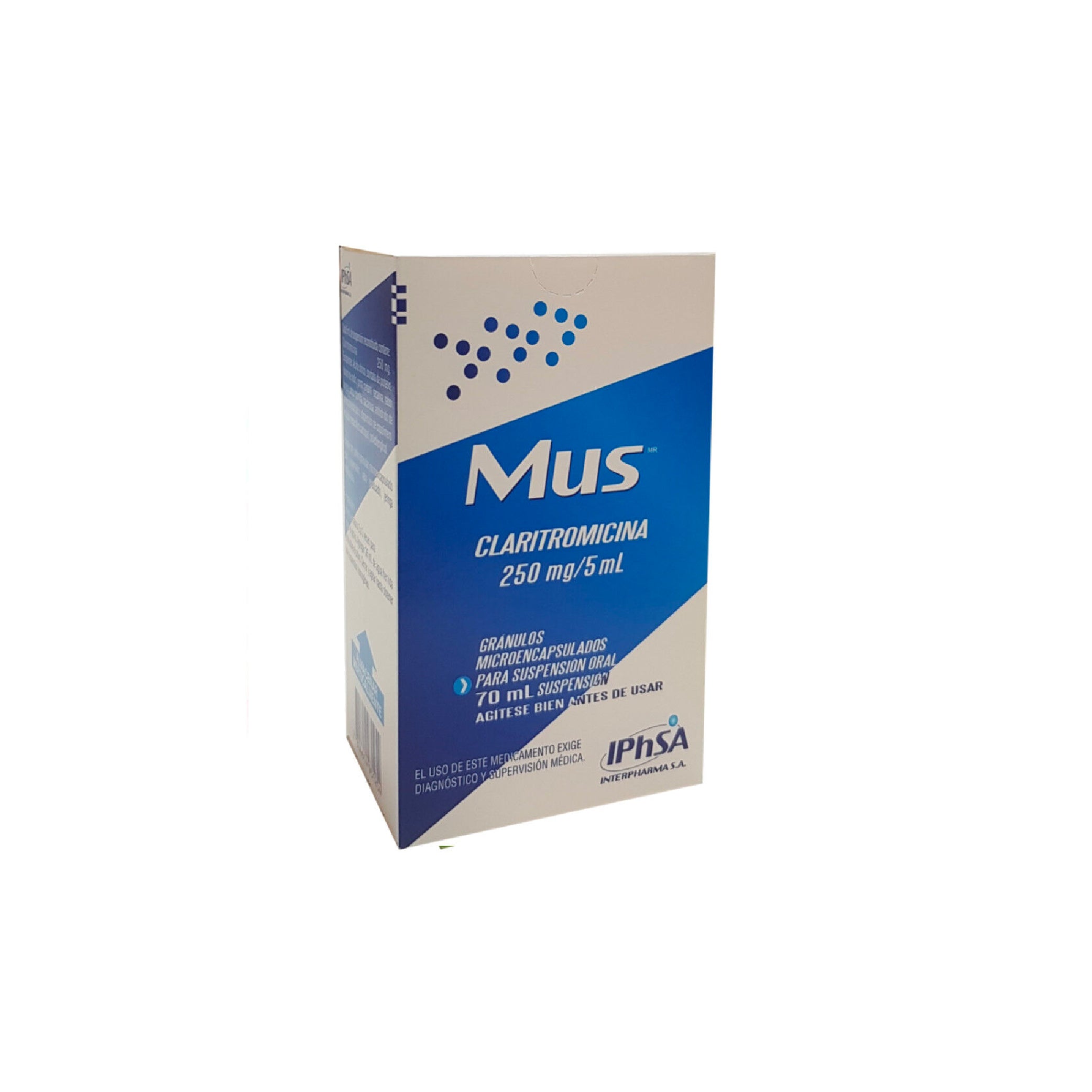 MUS SUSPENSION 250mg Susp. x 70ml