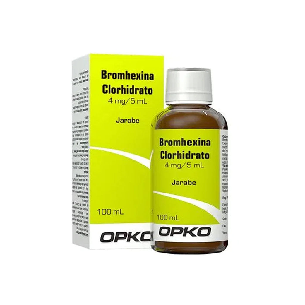 BROMHEXINA CLORHIDRATO 4mg /5ml Jbe. x 100ml