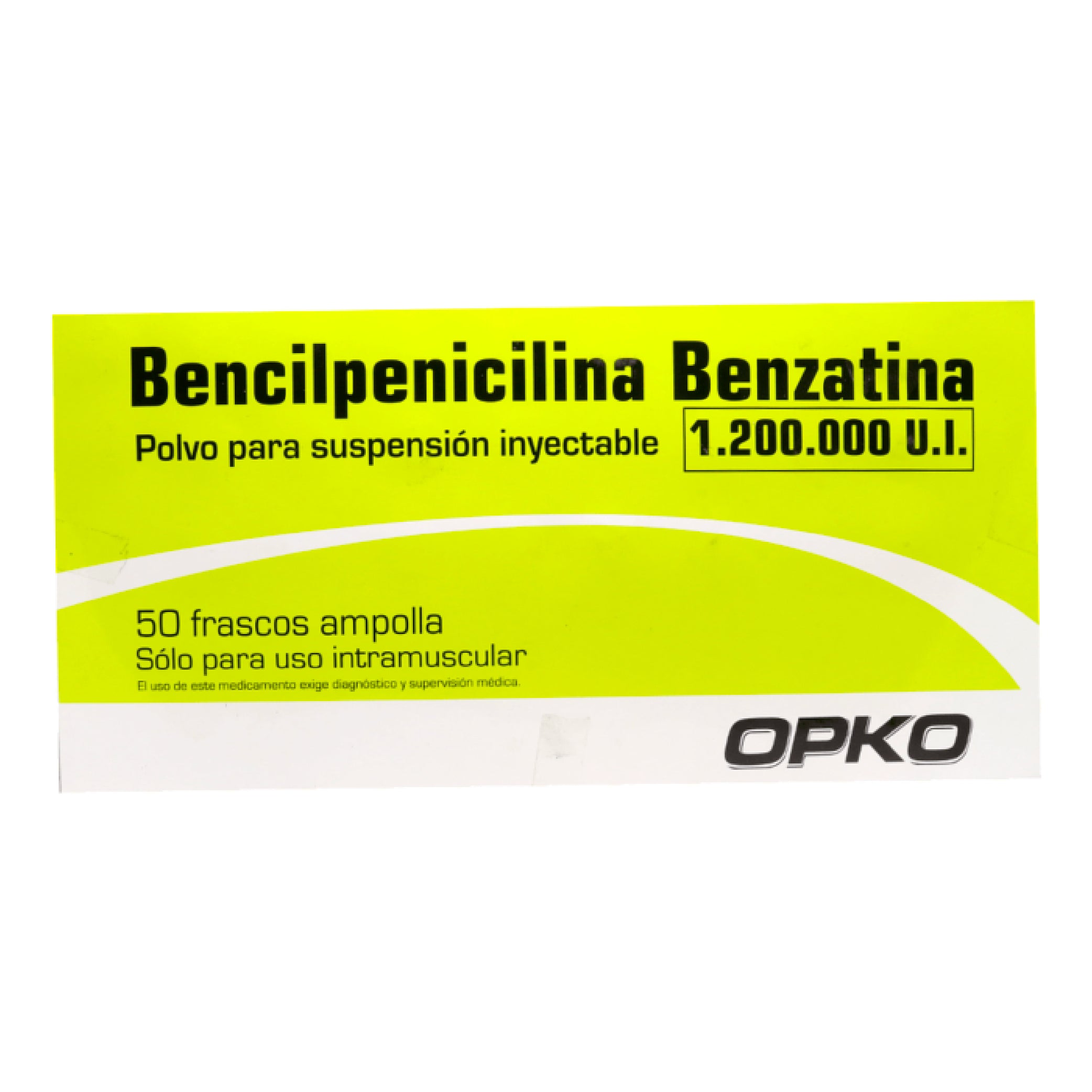BENCILPENICILINA BENZATINA 1.2MUI Iny. Amp. x 1
