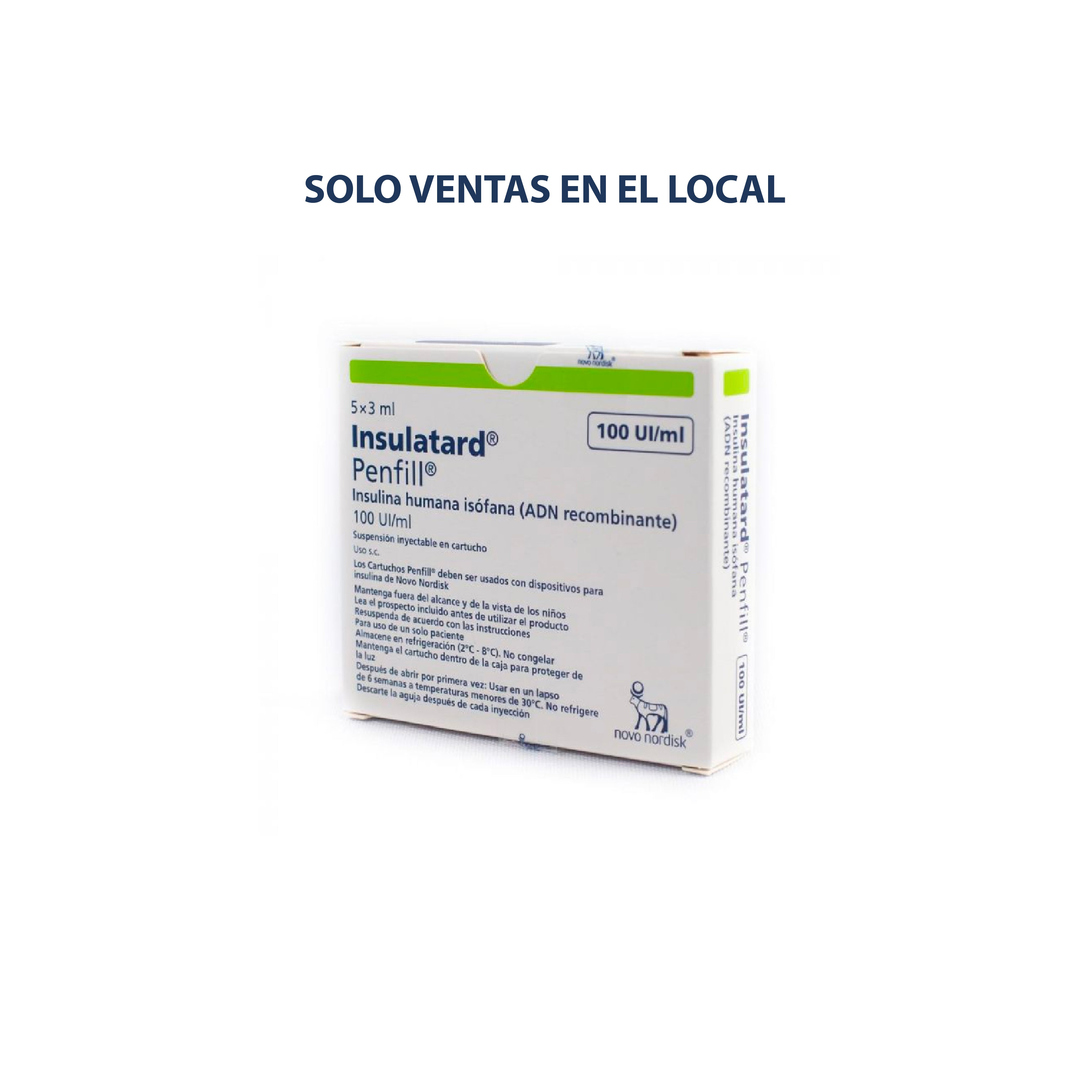 INSULATARD HM Penfill 100UI /ml Env. x 5 x 3ml