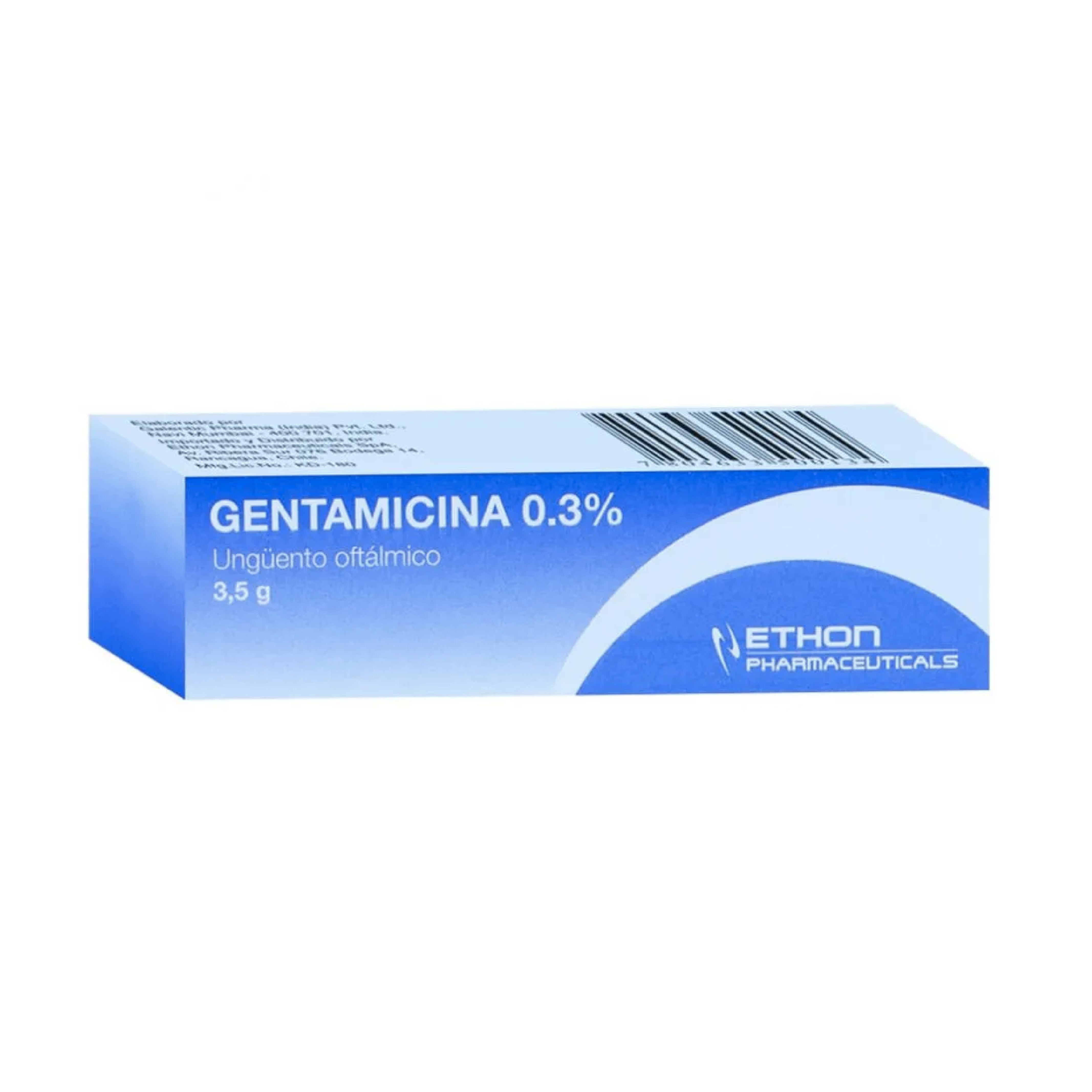 GENTAMICINA 0.3% ung. oft. X 3,5 gr