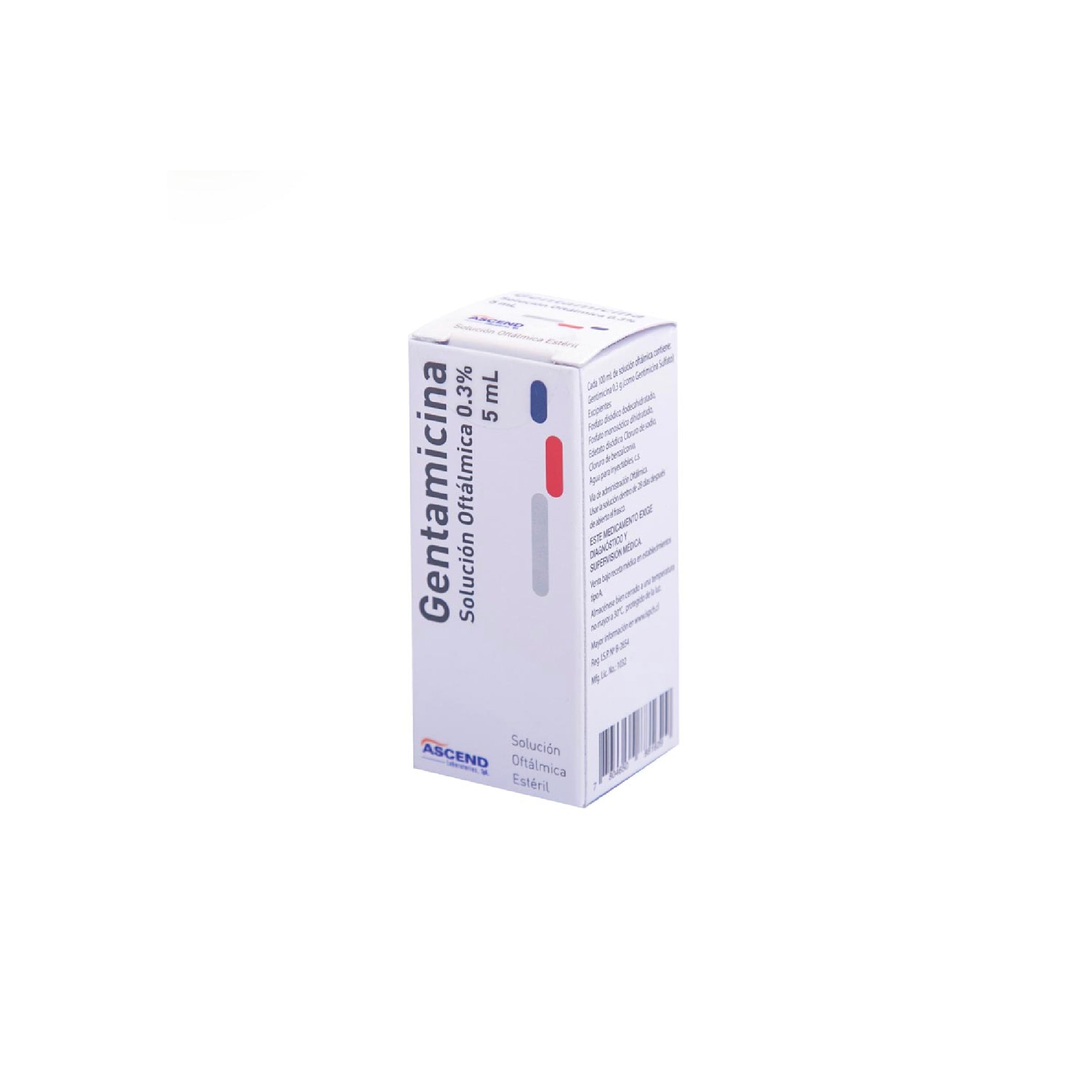 GENTAMICINA 0.3% Fco. Colir. x 5ml