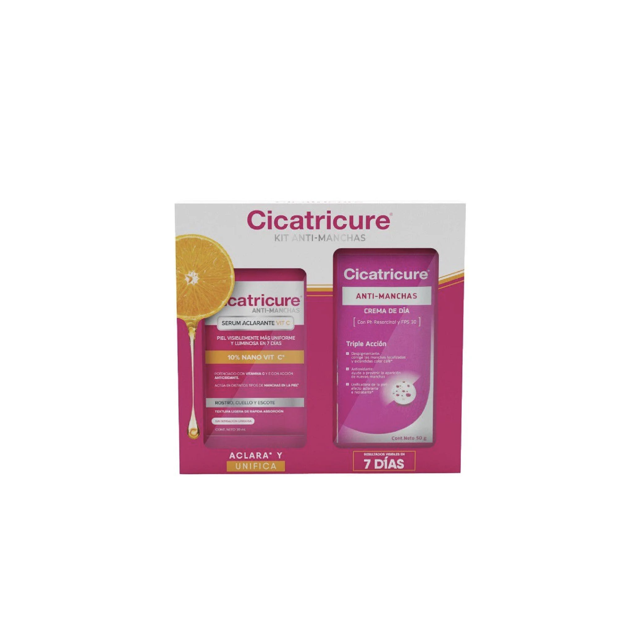 CICATRICURE KIT A/MAN VITC30ML CR.DIA