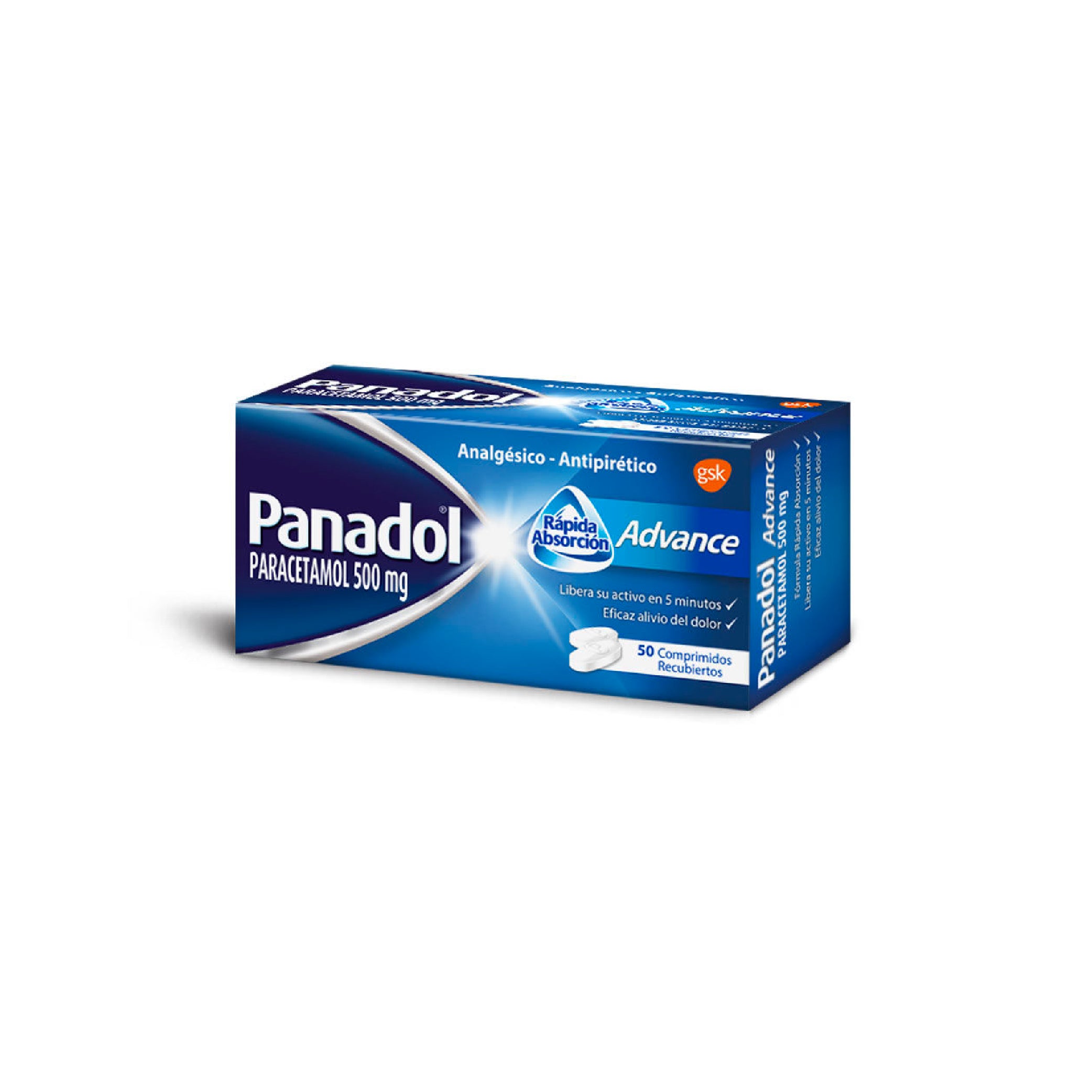 PANADOL ADVANCE 500mg Comp. x 50 Blst.x5Comp.x10