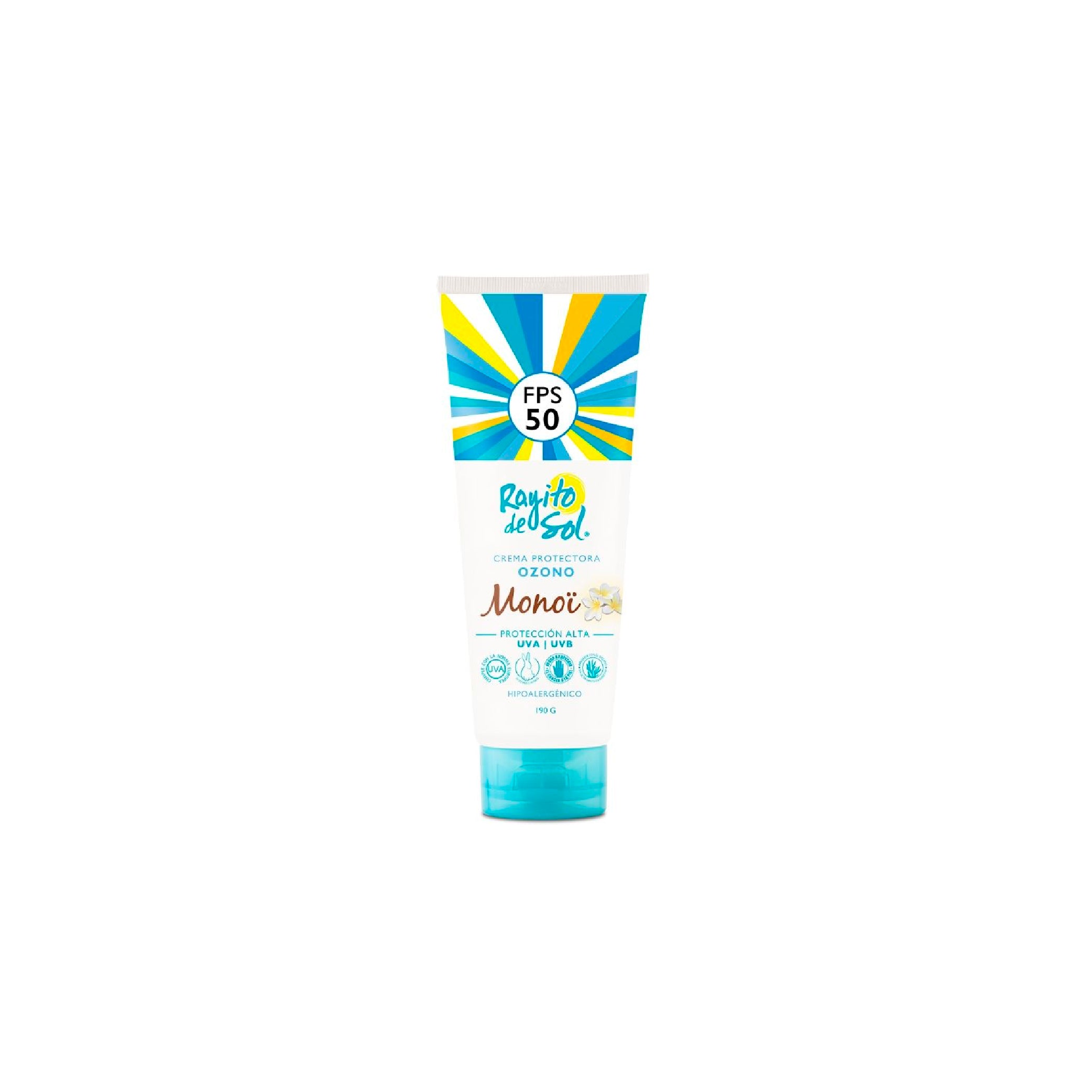 RAYITO DE SOL PROTECTOR SOLAR FPS50 MONOI 190G