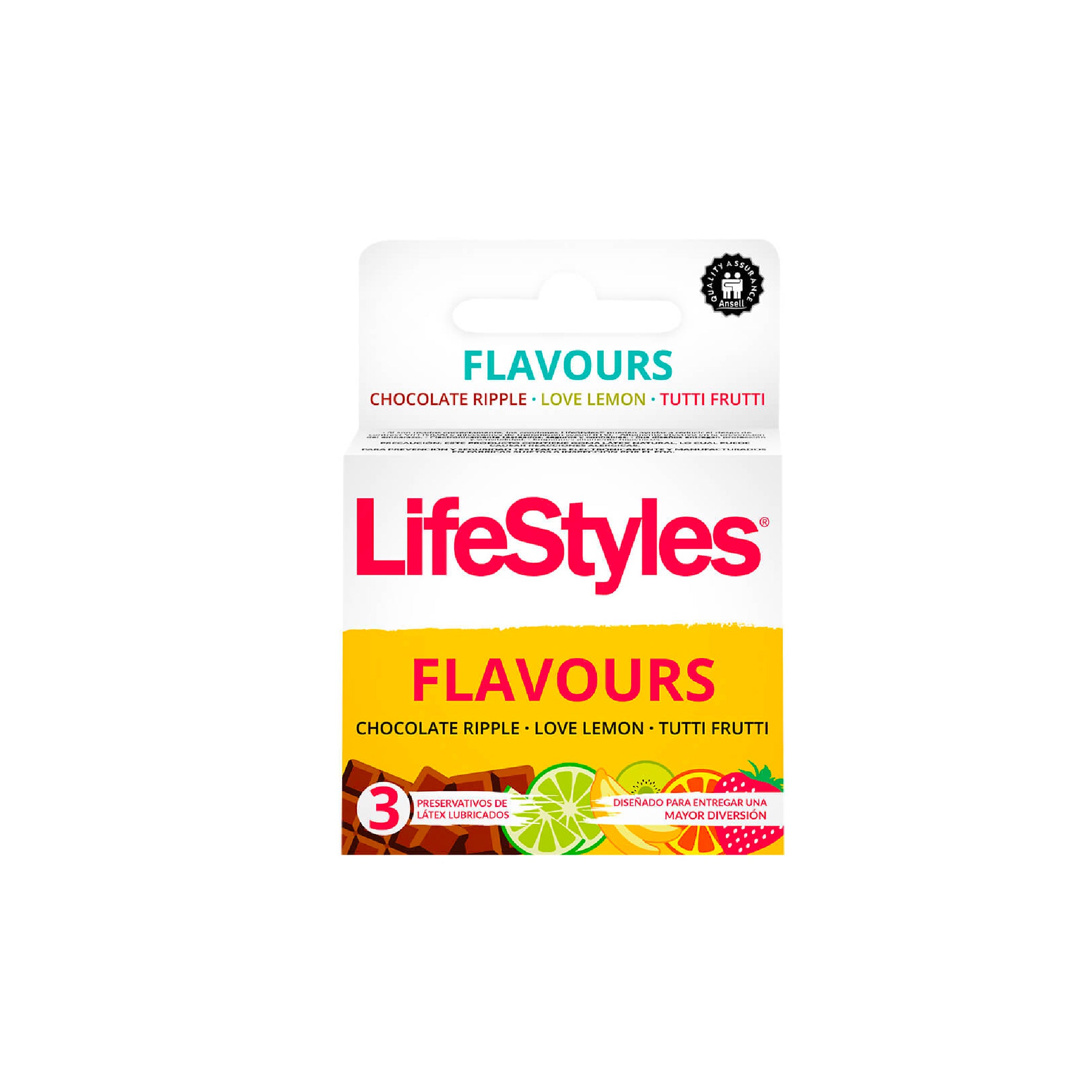 LIFE STYLES SABORES X 3 UNIDADES