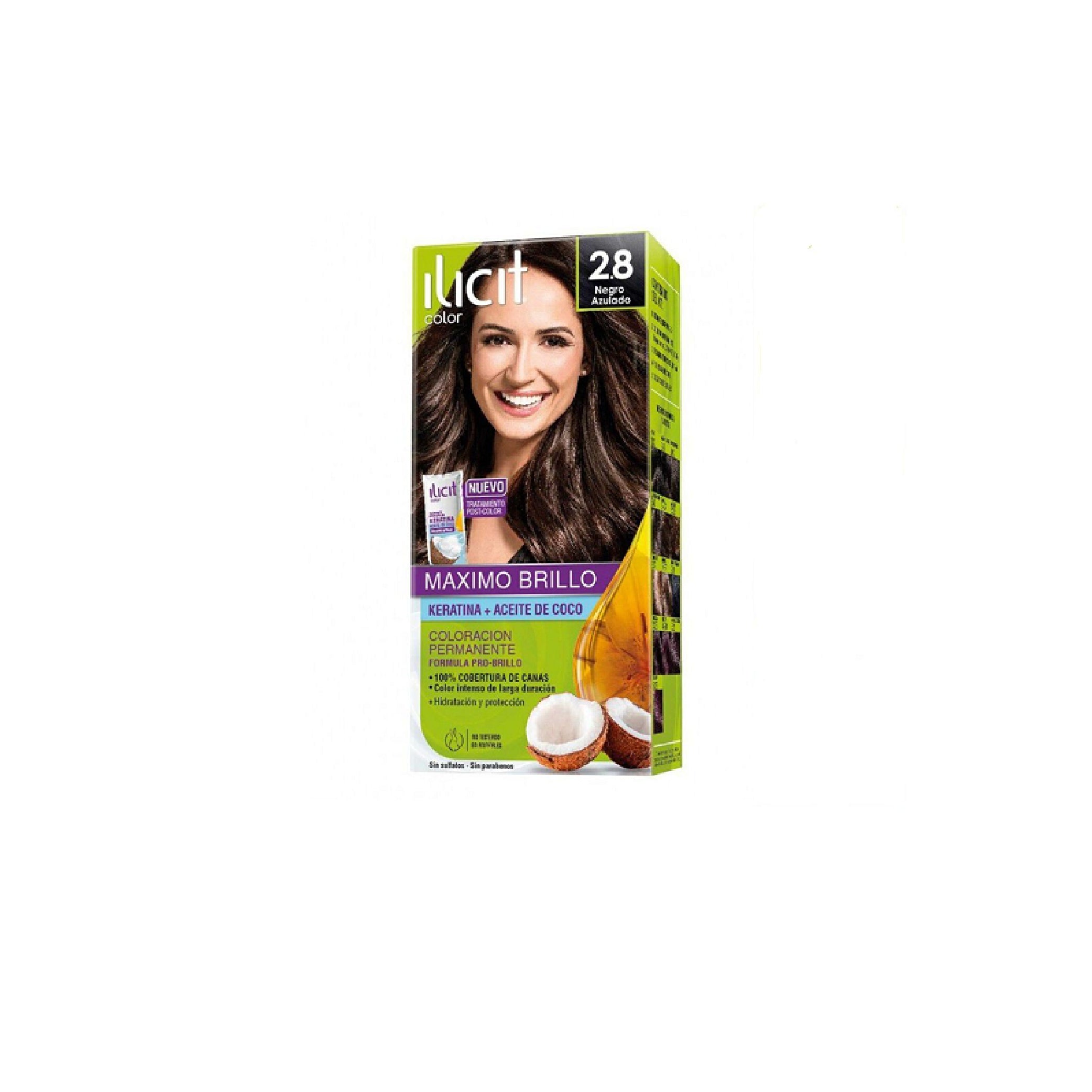 ILICIT 2/8 NEGRO AZULADO