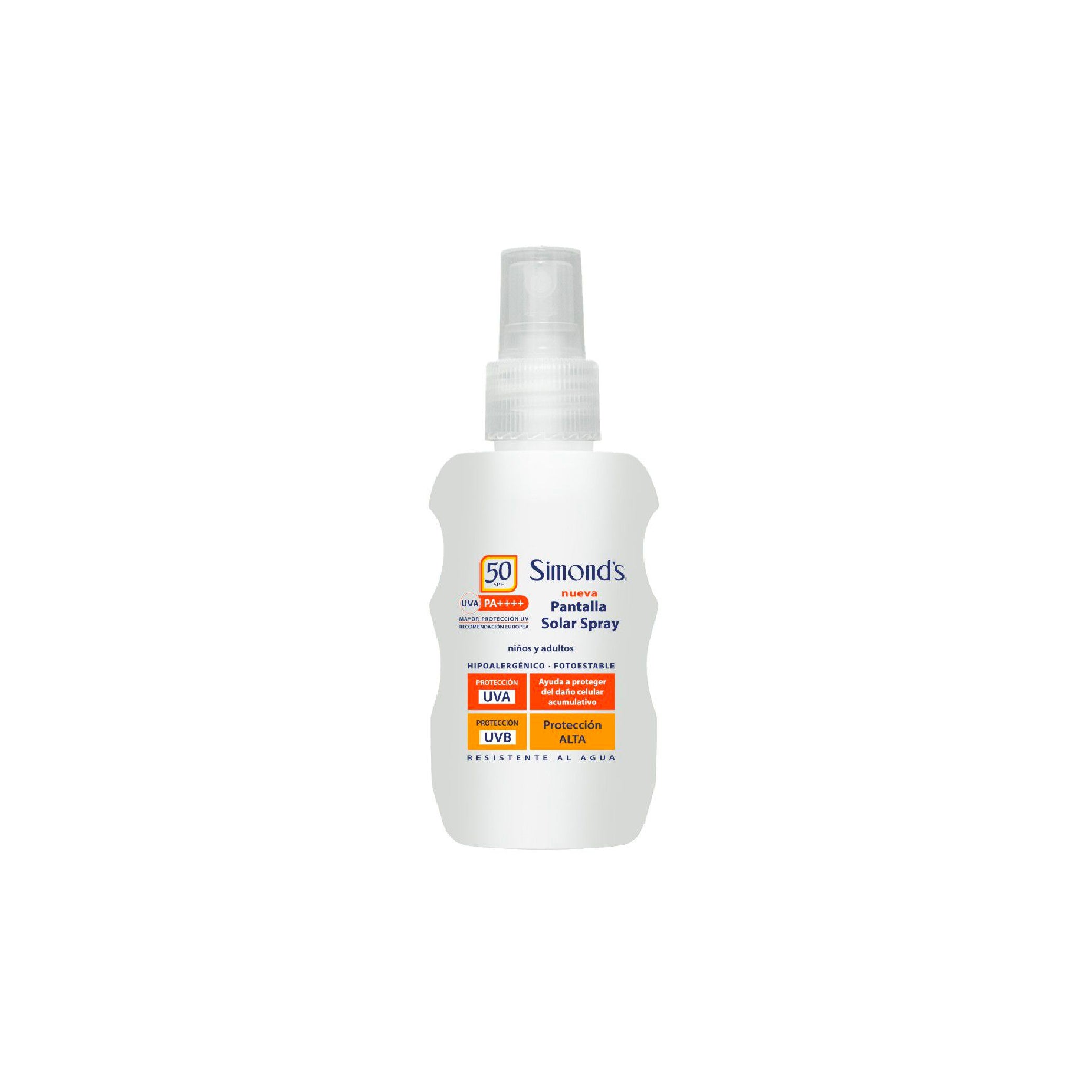 SIMONDS PROTECTOR SOLAR FPS/50 NIÑO ADULTO SPRAY 100ML