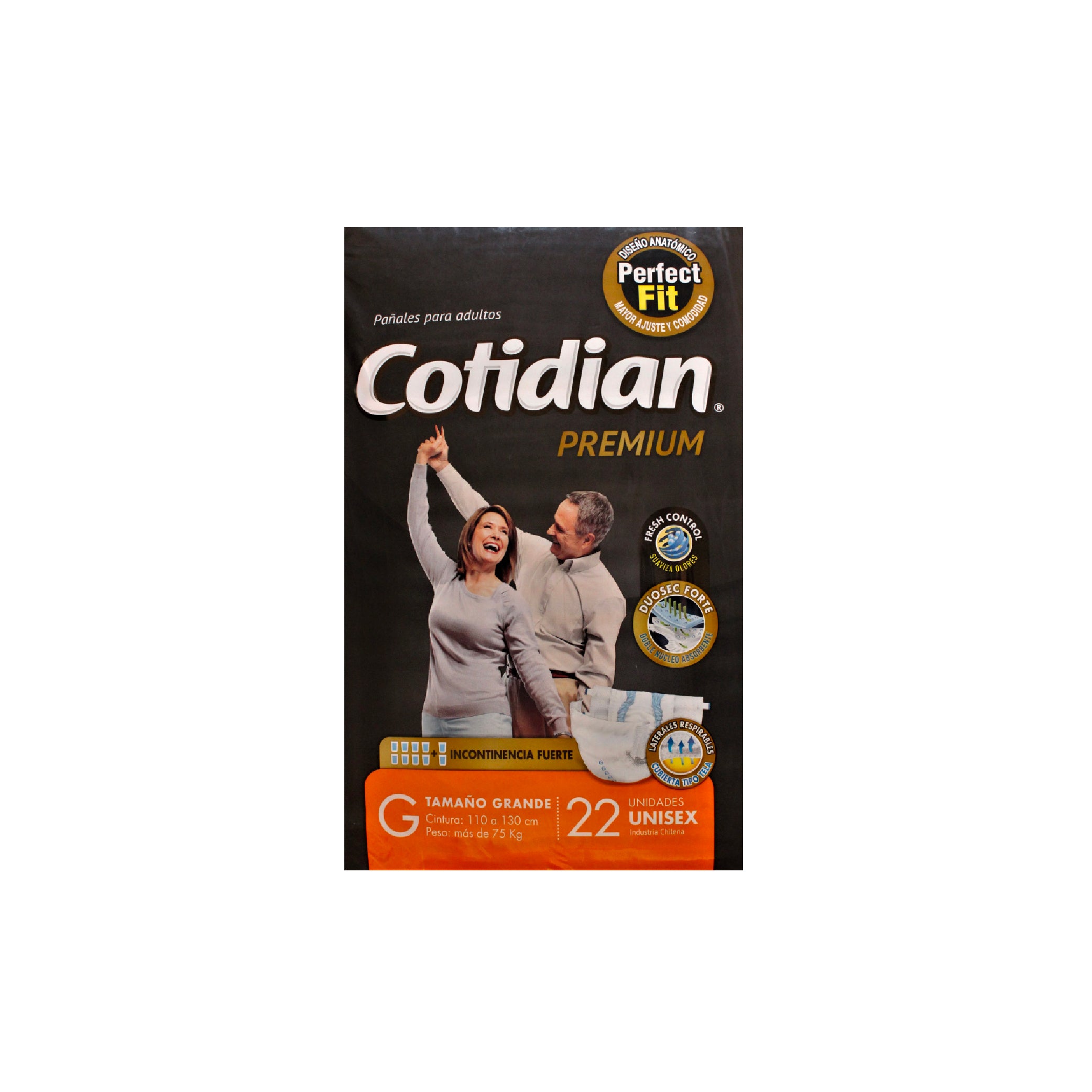 COTIDIAN PAÑALES PREMIUM G X22