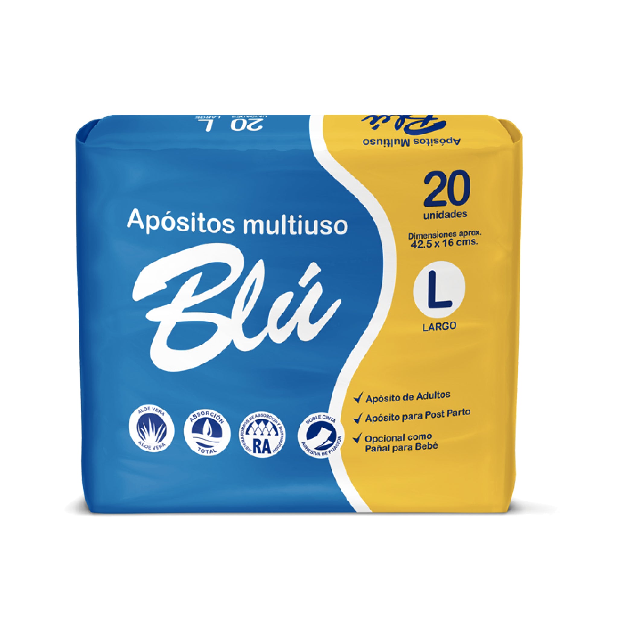 APOSITO MULTIUSO BLU L X20 UN.