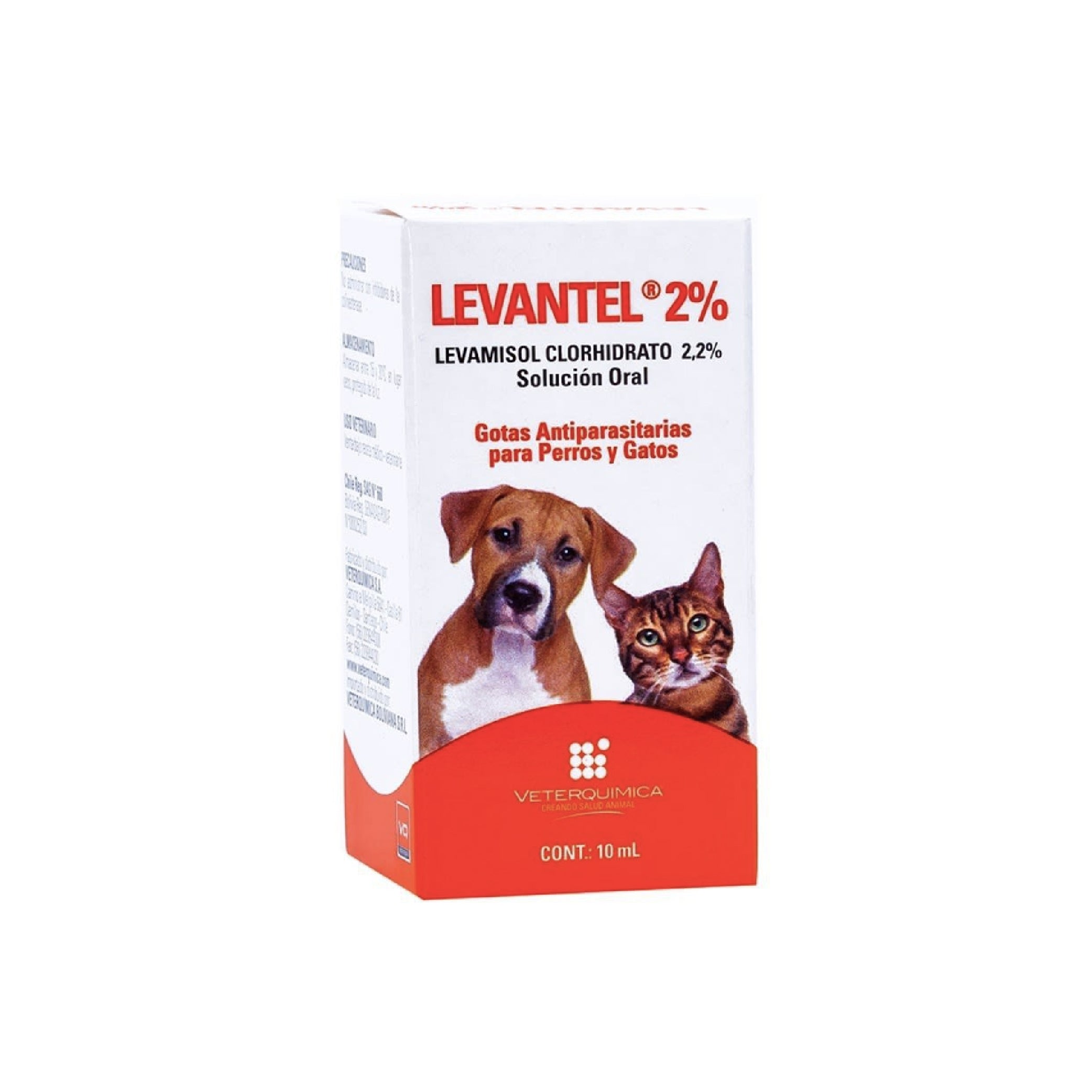 LEVANTEL 2% PERROS Y GATOS GOTAS 10 ML