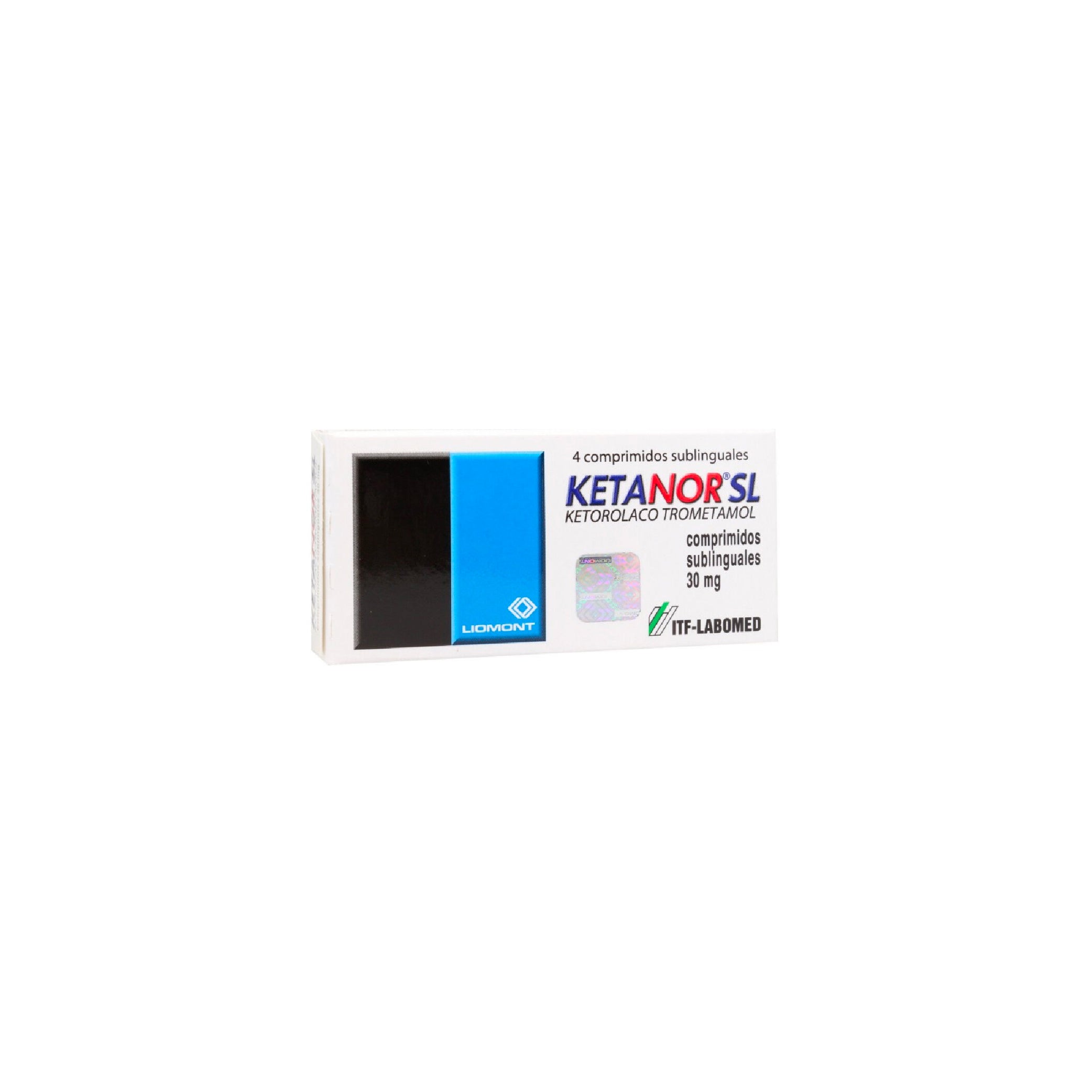KETANOR SL 30mg Subli. Comp. x 4
