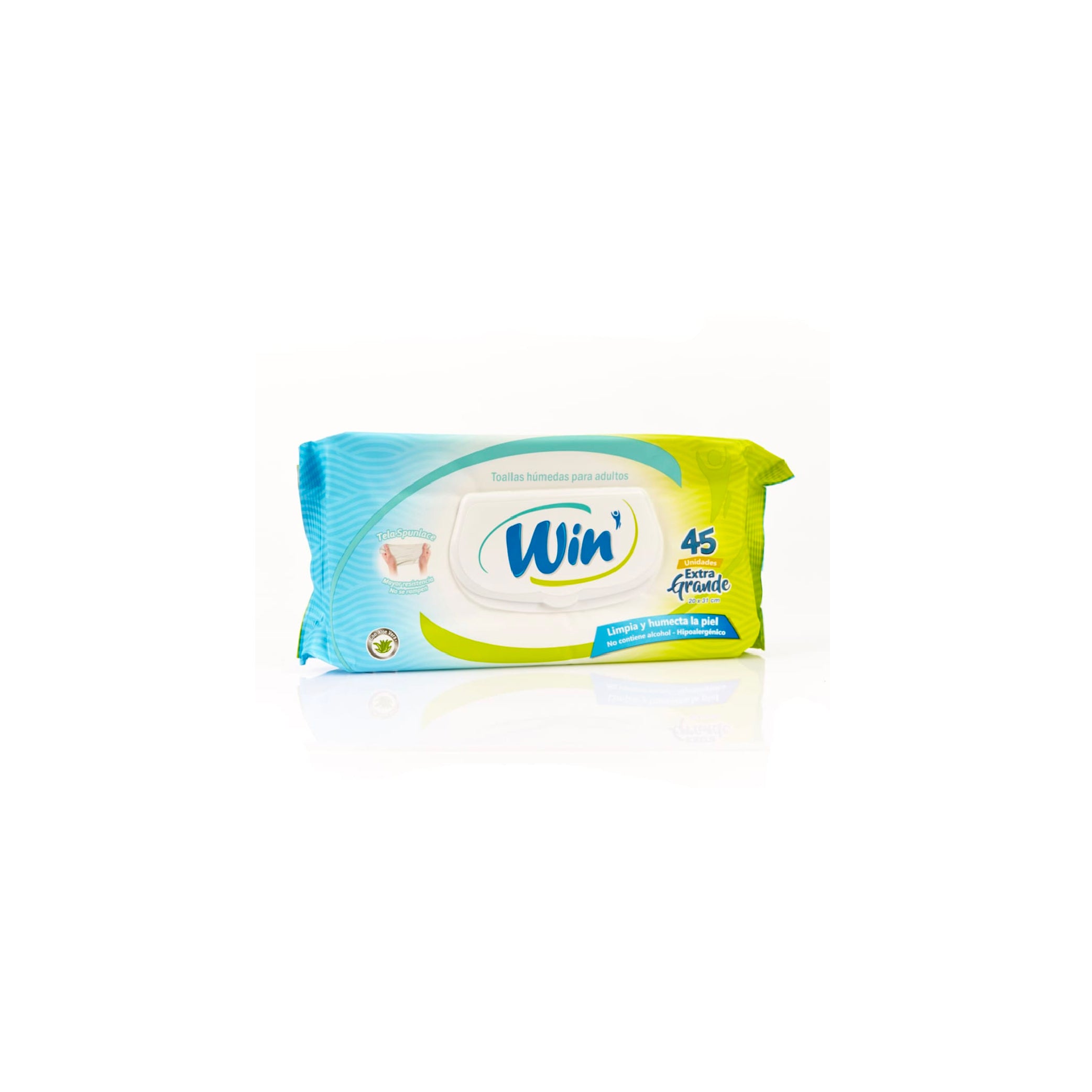 WIN TOALLITAS HUMEDAS ADULTO X45 UNID.