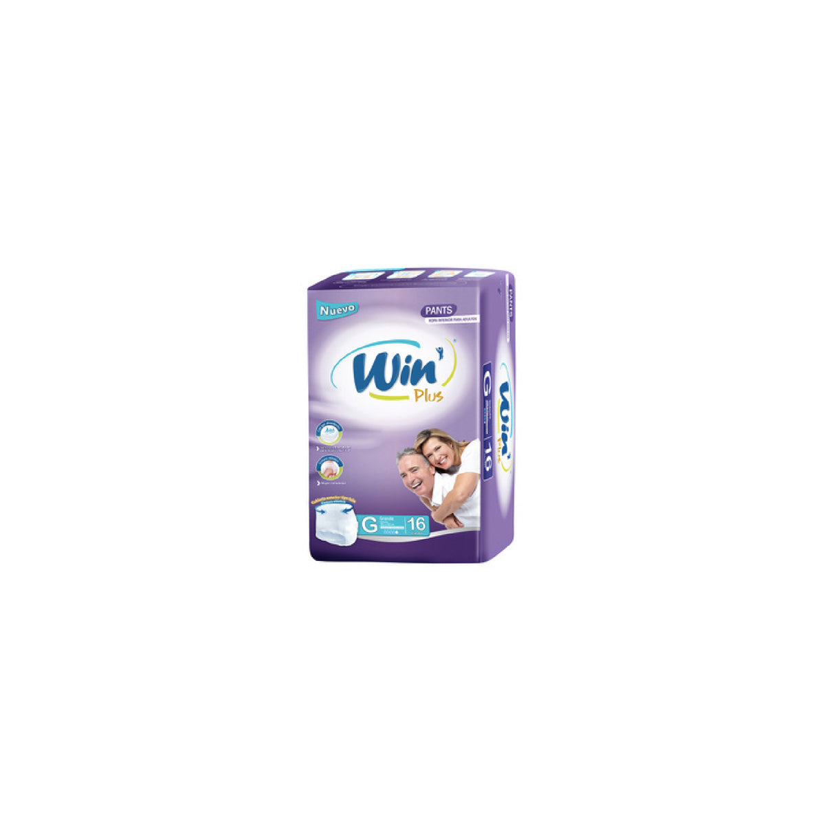 WIN PAÑALES PLUS PANTS ADULTO G X16.