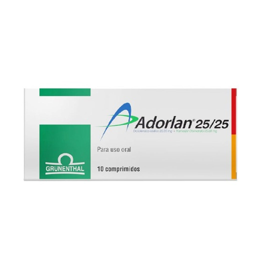 ADORLAN 25mg/25mg Comp. x 10