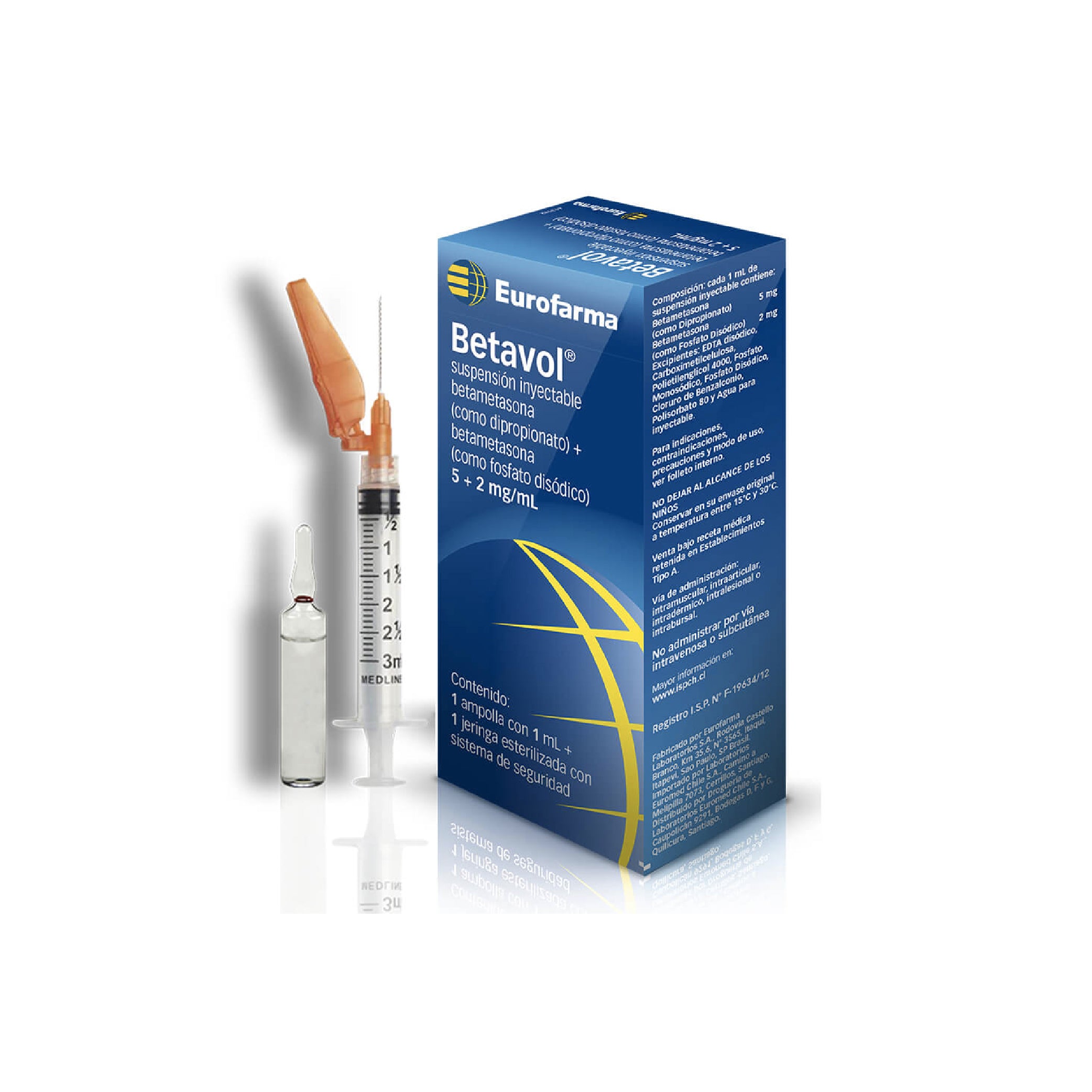 BETAVOL Iny. Susp. Amp. x 1ml + Jer.